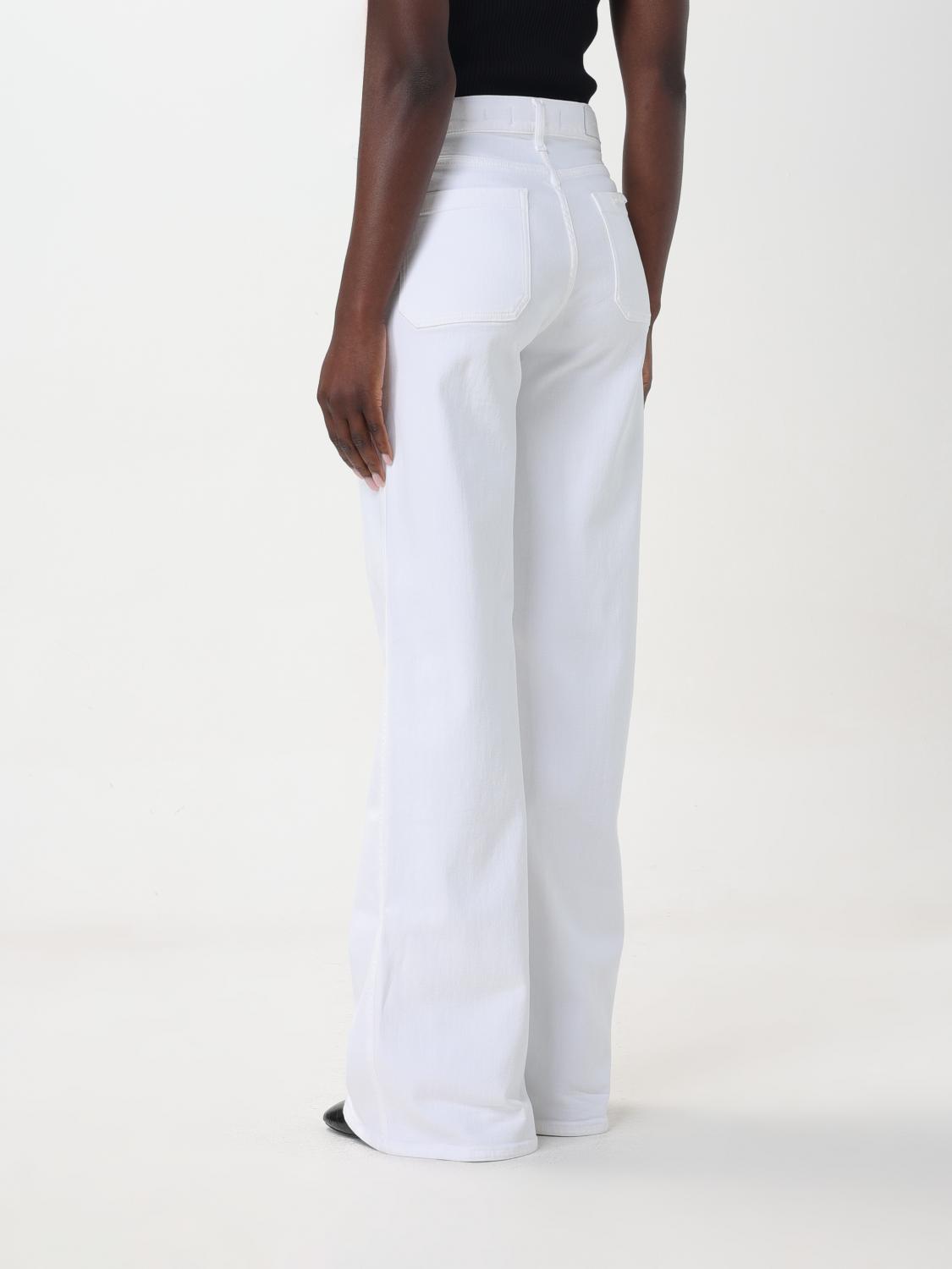 7 FOR ALL MANKIND PANTALONES: Pantalón mujer 7 For All Mankind, Blanco - Img 2