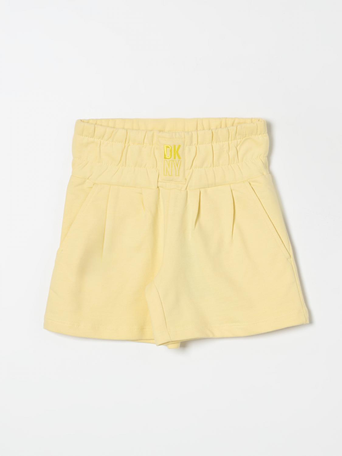 DKNY SHORTS: Shorts kinder Dkny, Strohgelb - Img 1