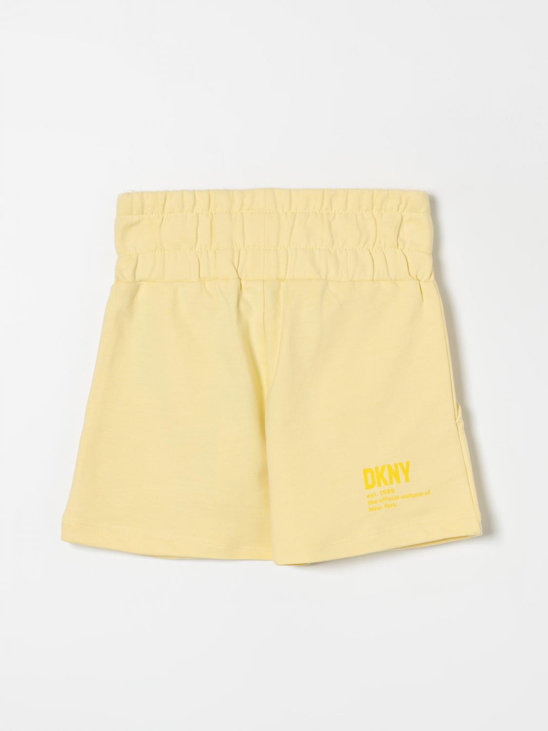 DKNY SHORTS: Shorts kinder Dkny, Strohgelb - Img 2