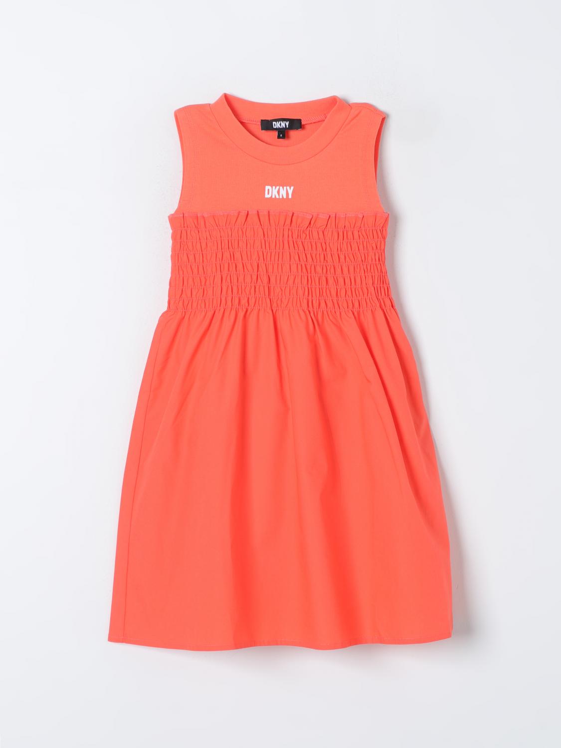 DKNY KLEID: Kleid kinder Dkny, Orange - Img 1