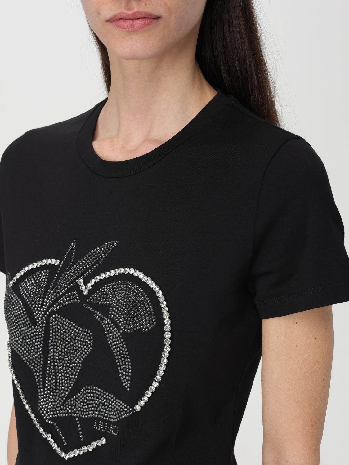 LIU JO CAMISETA: Camiseta mujer Liu Jo, Negro 1 - Img 3
