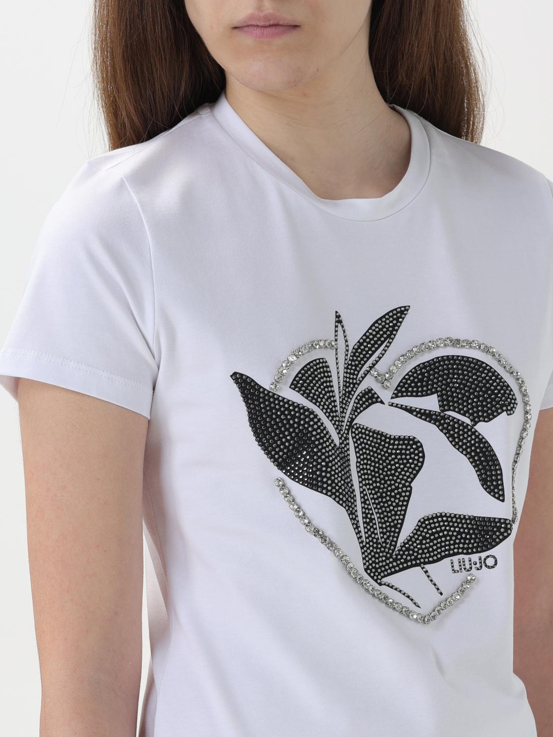 LIU JO CAMISETA: Camiseta mujer Liu Jo, Blanco 1 - Img 3