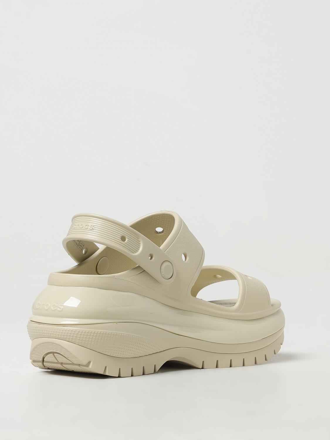 CROCS FLAT SANDAL: Flat sandals woman Crocs, White - Img 3