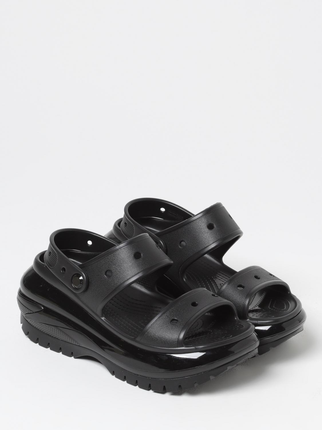 CROCS FLAT SANDAL: Flat sandals woman Crocs, Black - Img 2