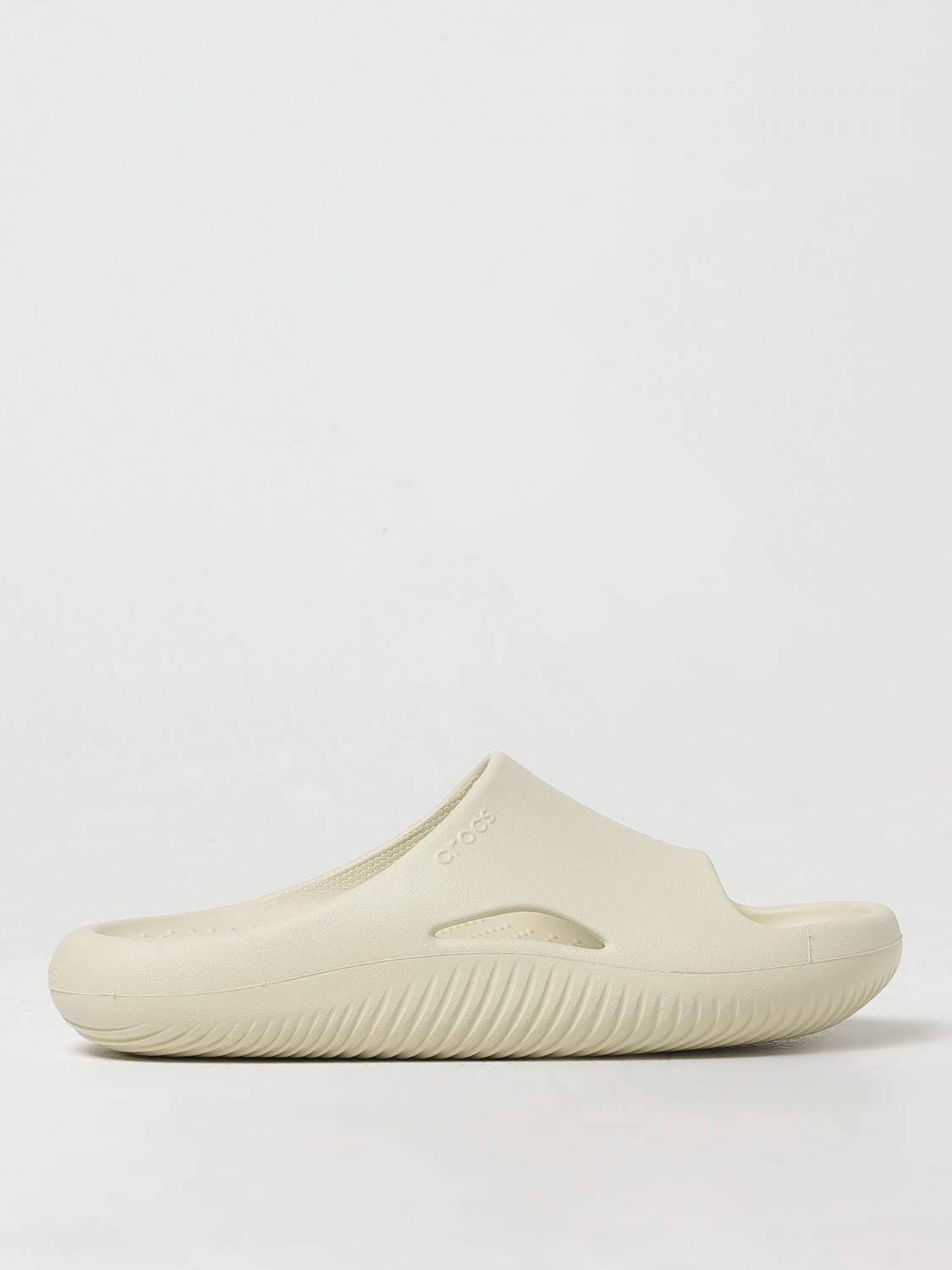 CROCS FLAT SANDAL: Flat sandals woman Crocs, White - Img 1