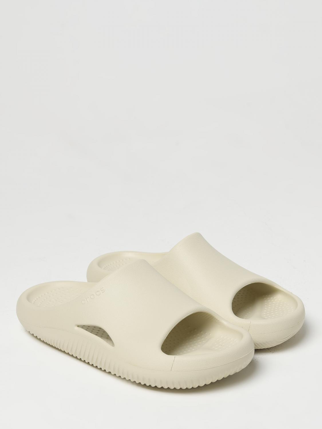 CROCS FLAT SANDAL: Flat sandals woman Crocs, White - Img 2