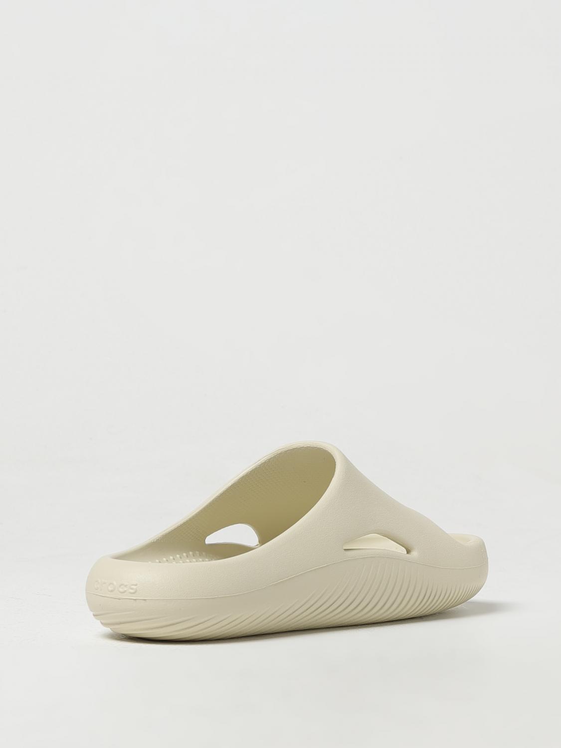 CROCS FLAT SANDAL: Flat sandals woman Crocs, White - Img 3