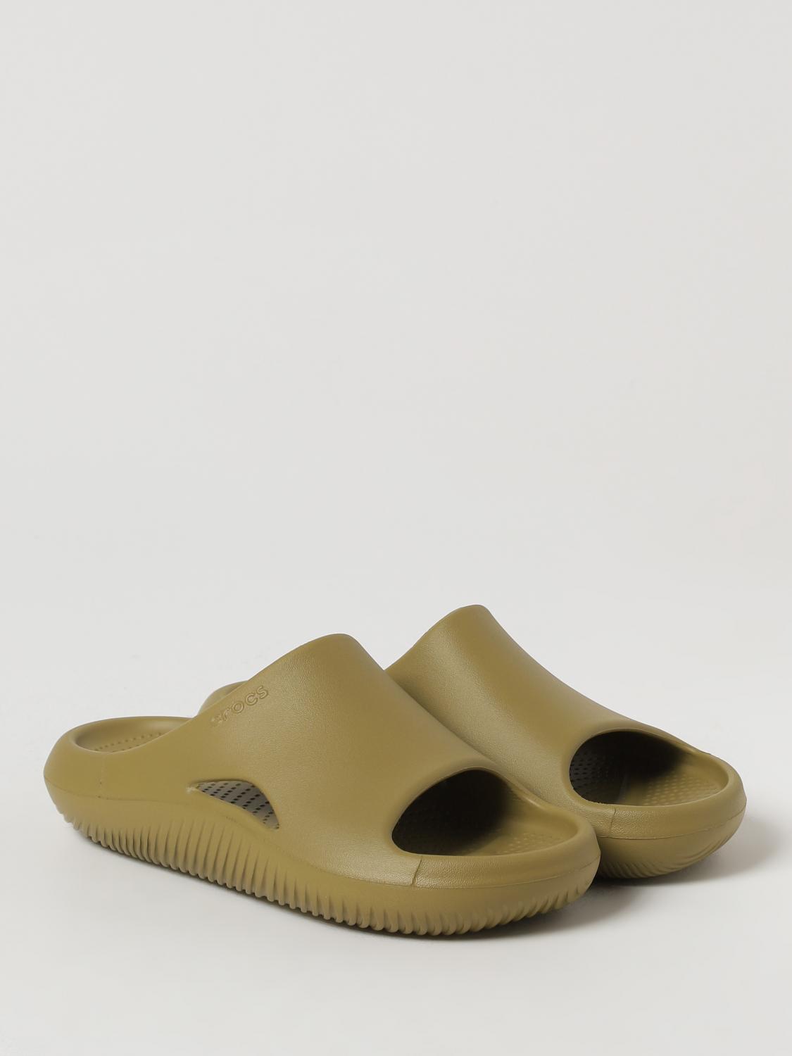 CROCS SANDALS: Sandals men Crocs, Green - Img 2
