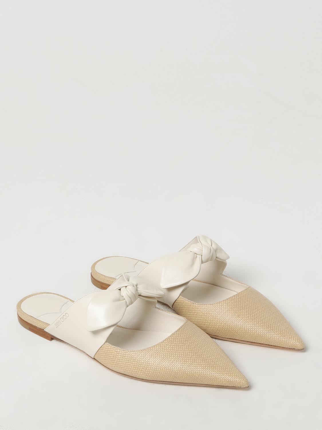 Jimmy Choo Ballet flats woman - Beige | RALIFLATNRI | GIGLIO.COM