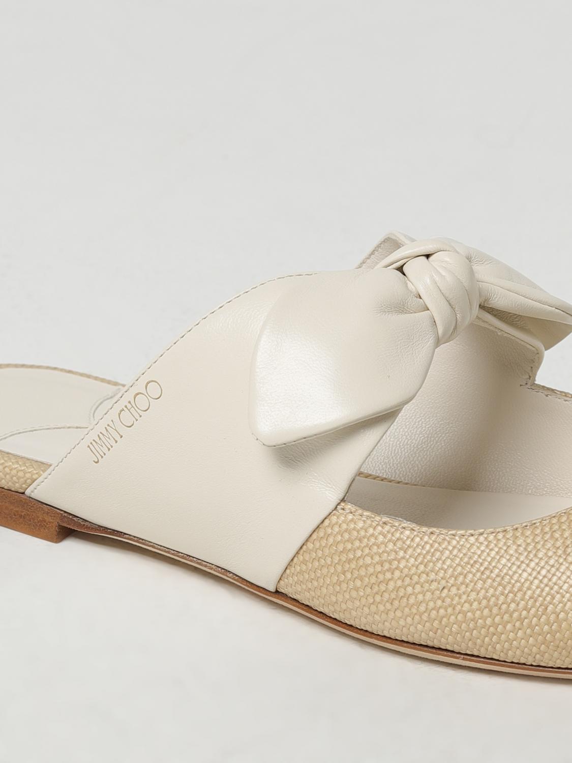 Jimmy Choo Ballet flats woman - Beige | RALIFLATNRI | GIGLIO.COM