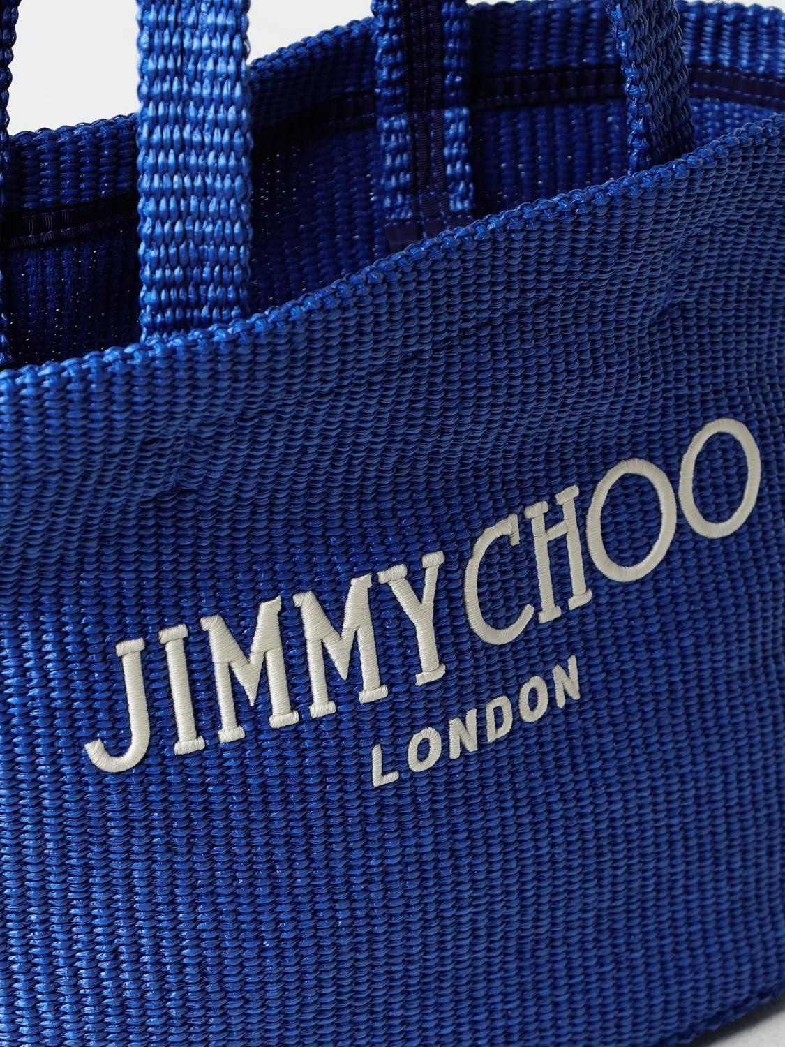 Jimmy Choo Shoulder bag woman - Blue | BEACHTOTEEWJYN | GIGLIO.COM