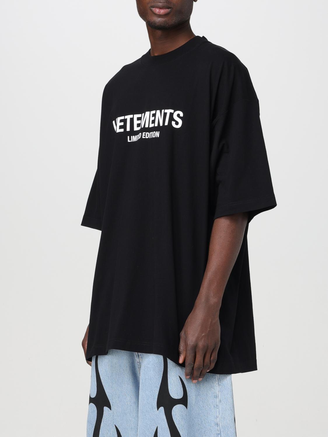 Vetements T-shirt men - Black | UE64TR800B | GIGLIO.COM