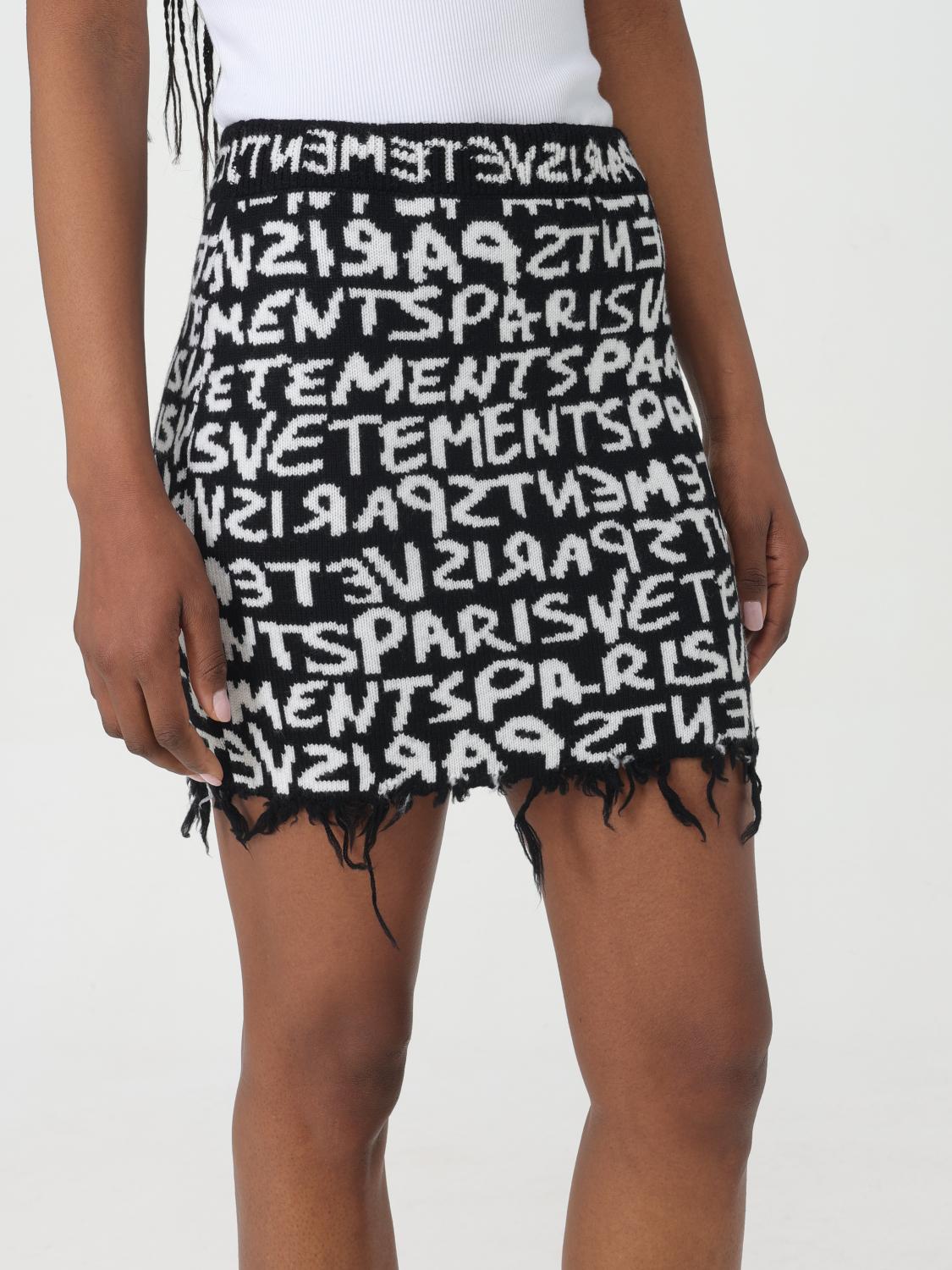 VETEMENTS FALDA: Falda mujer Vetements, Blanco - Img 5
