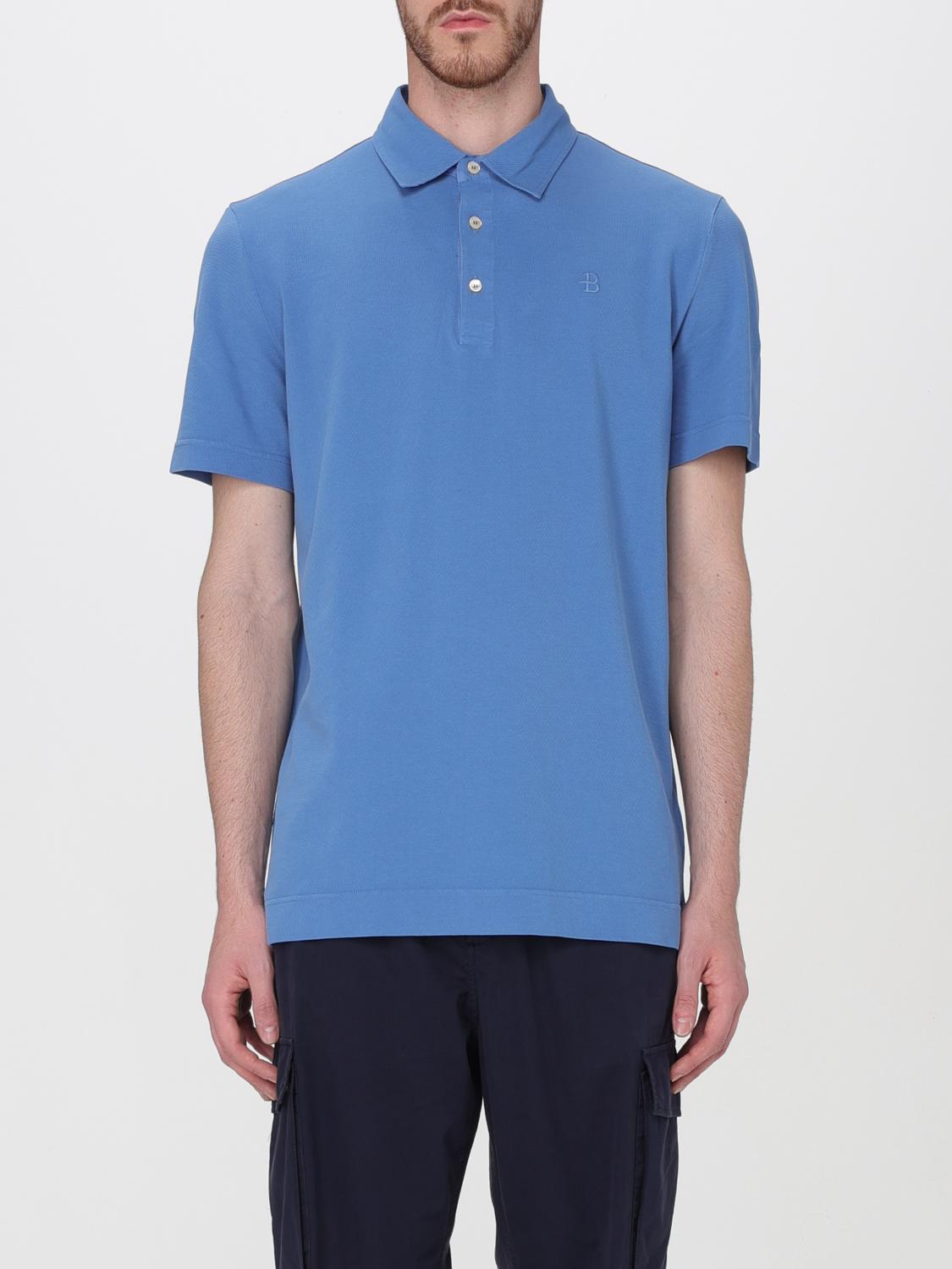 BALLANTYNE POLO: Polo Ballantyne in piquet con logo , Azzurro - Img 1