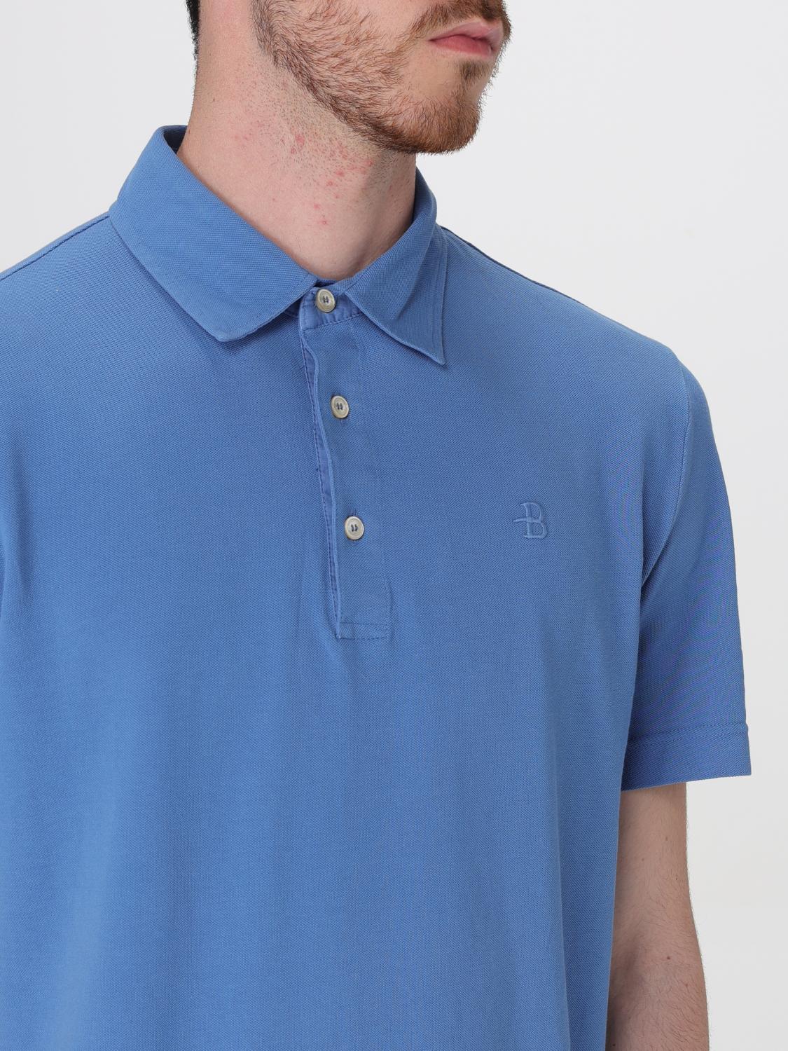 BALLANTYNE POLO: Polo Ballantyne in piquet con logo , Azzurro - Img 3