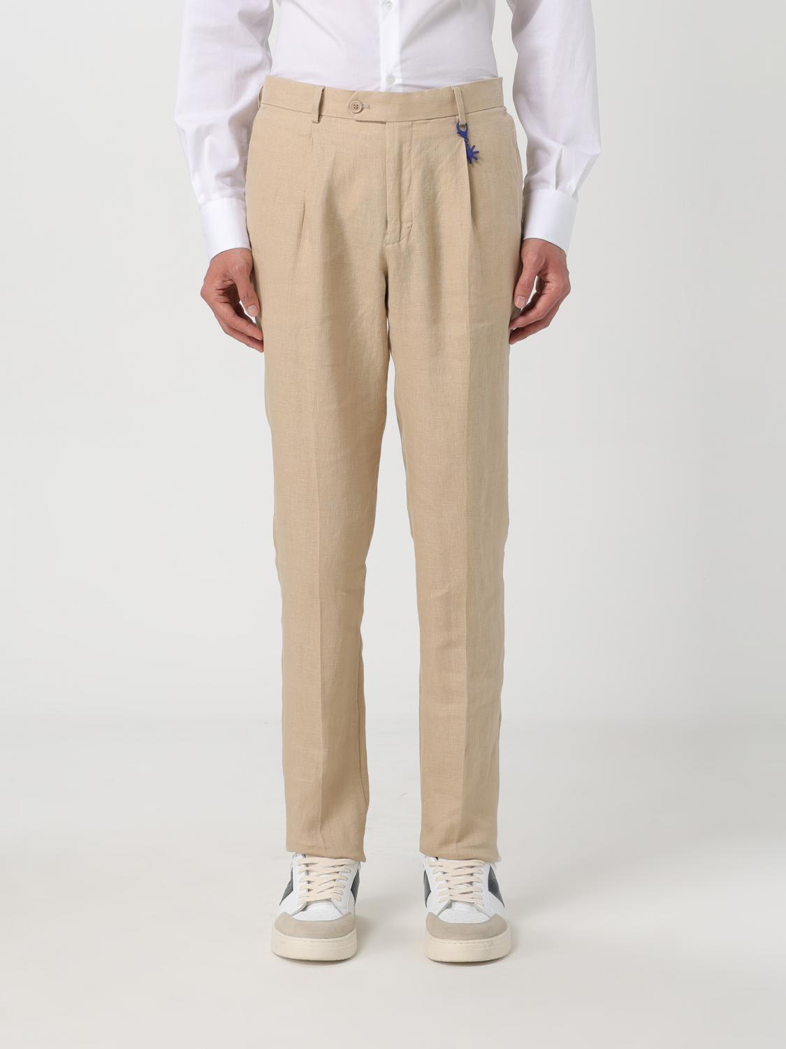 MANUEL RITZ PANTS: Pants men Manuel Ritz, Beige - Img 1