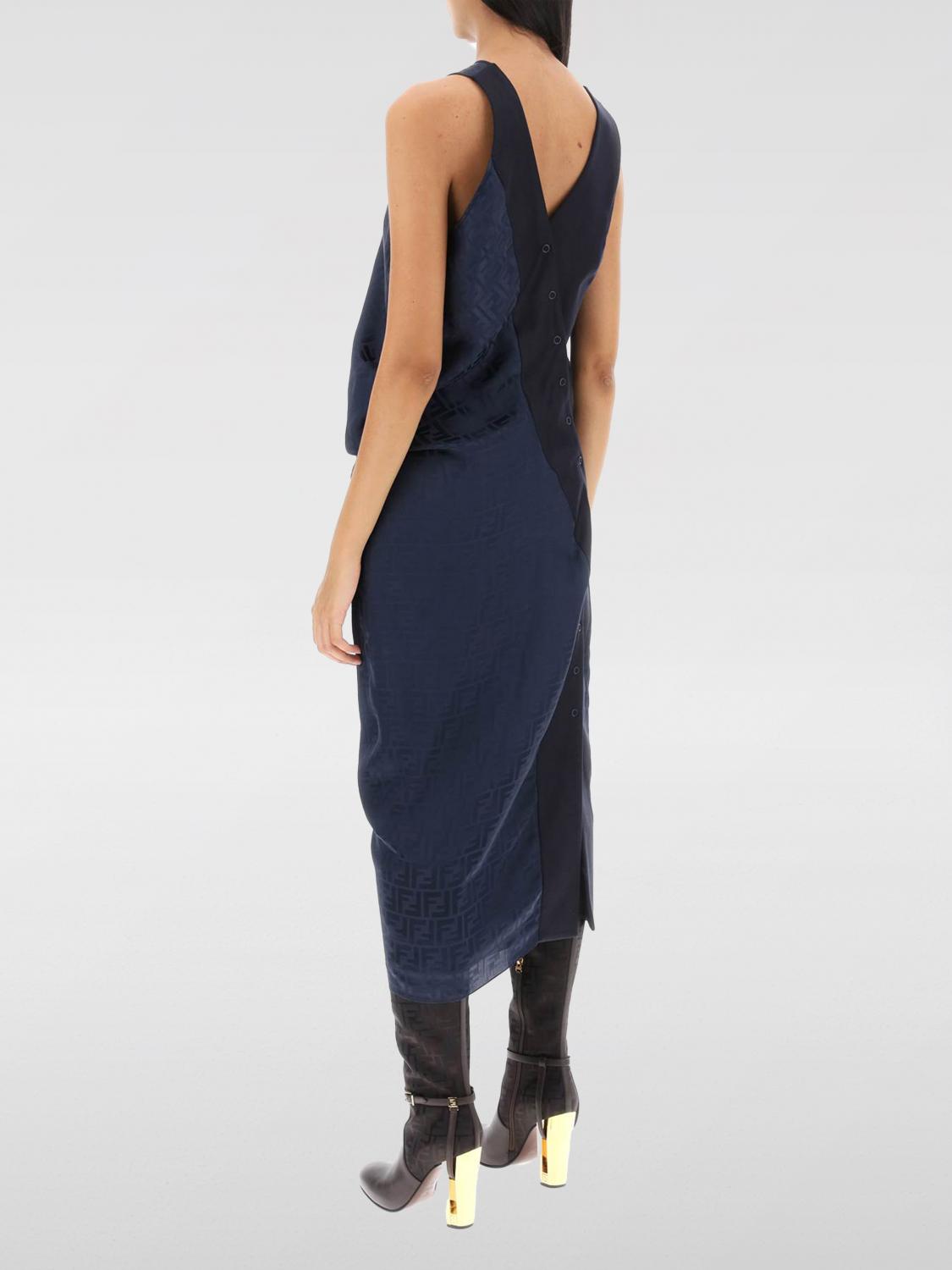 FENDI KLEID: Kleid damen Fendi, Blau - Img 2