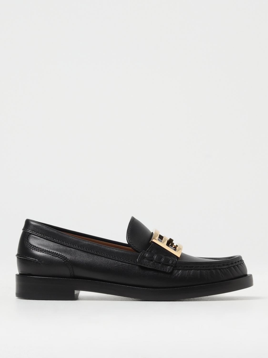 FENDI MOCASSINI: Mocassino Fendi in pelle , Nero - Img 1