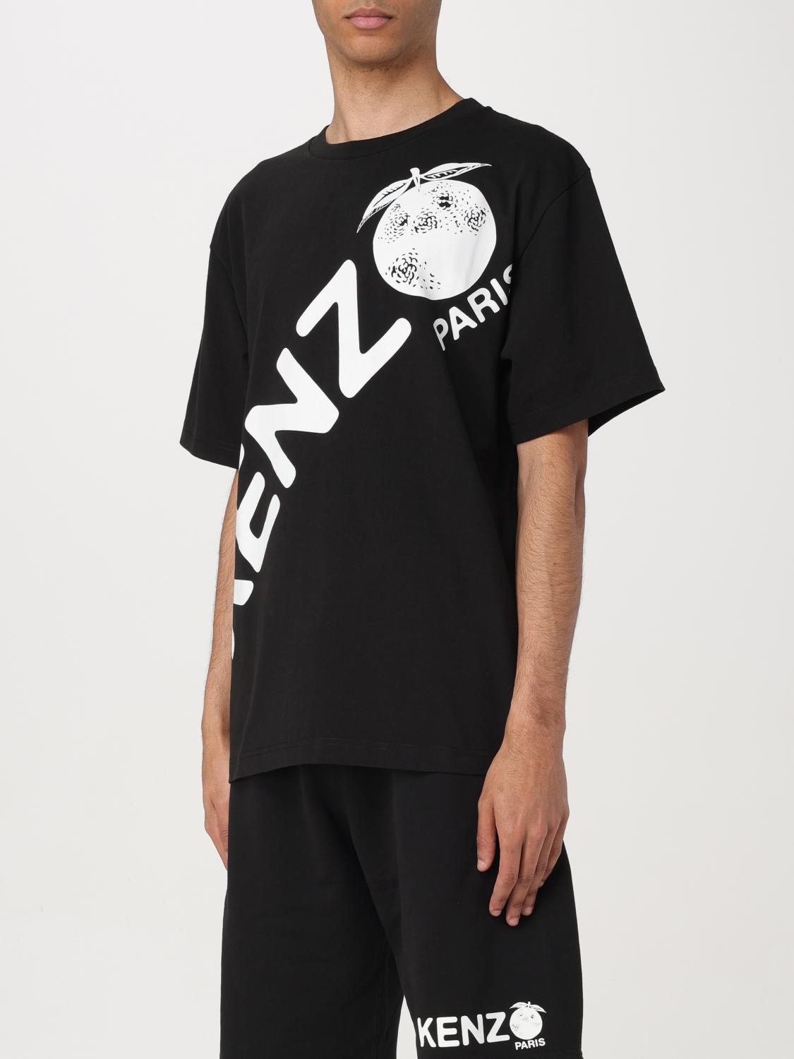 Kenzo Clothing Kenzo T Shirt Wit Kenzo T-shirt Men Black FE55TS2804SY