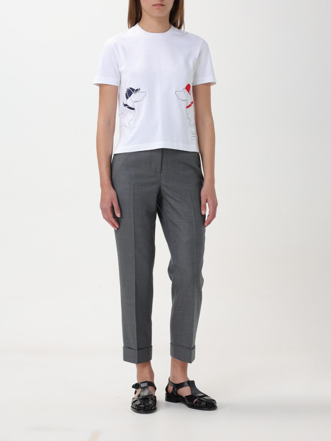 THOM BROWNE T-SHIRT: Pullover damen Thom Browne, Weiß - Img 2