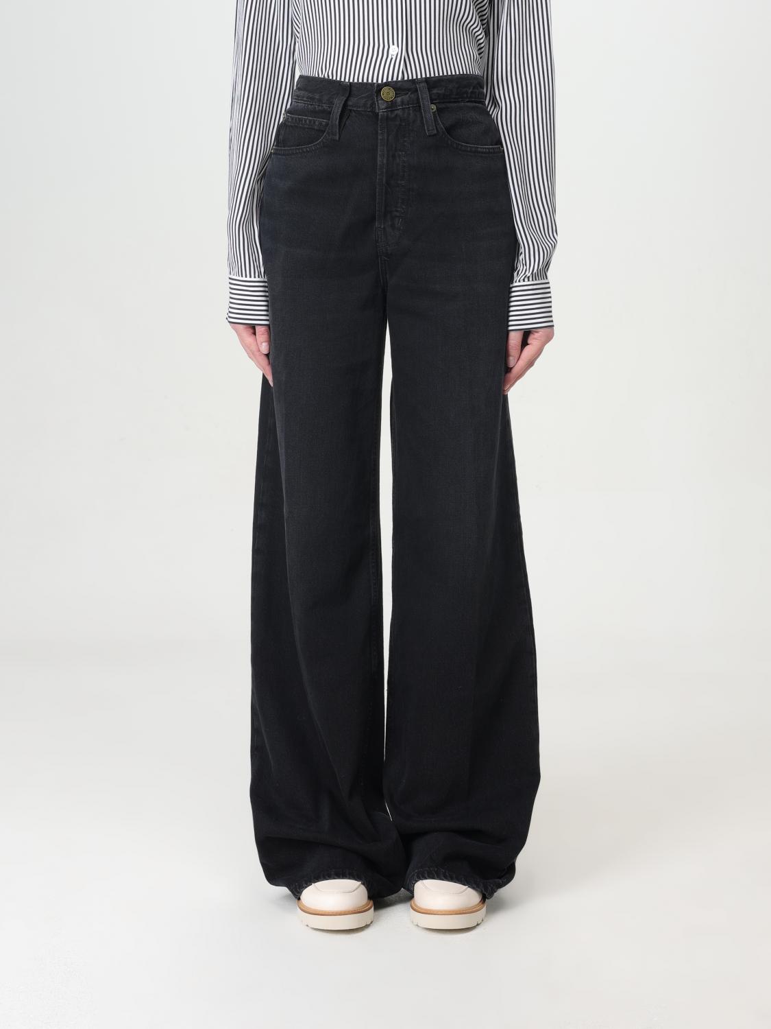 FRAME JEANS: Jeans woman Frame, Black - Img 1