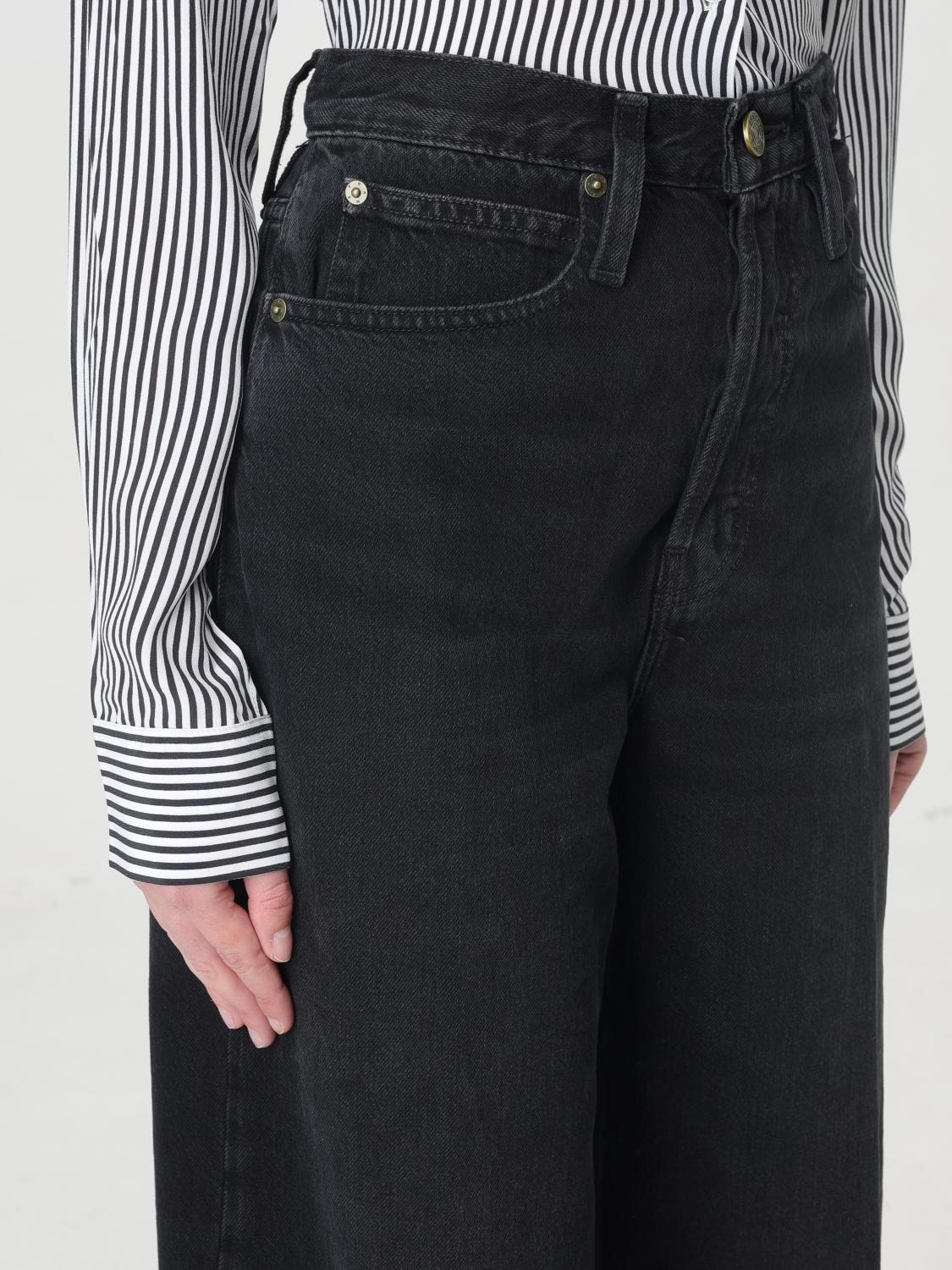 FRAME JEANS: Jeans woman Frame, Black - Img 3
