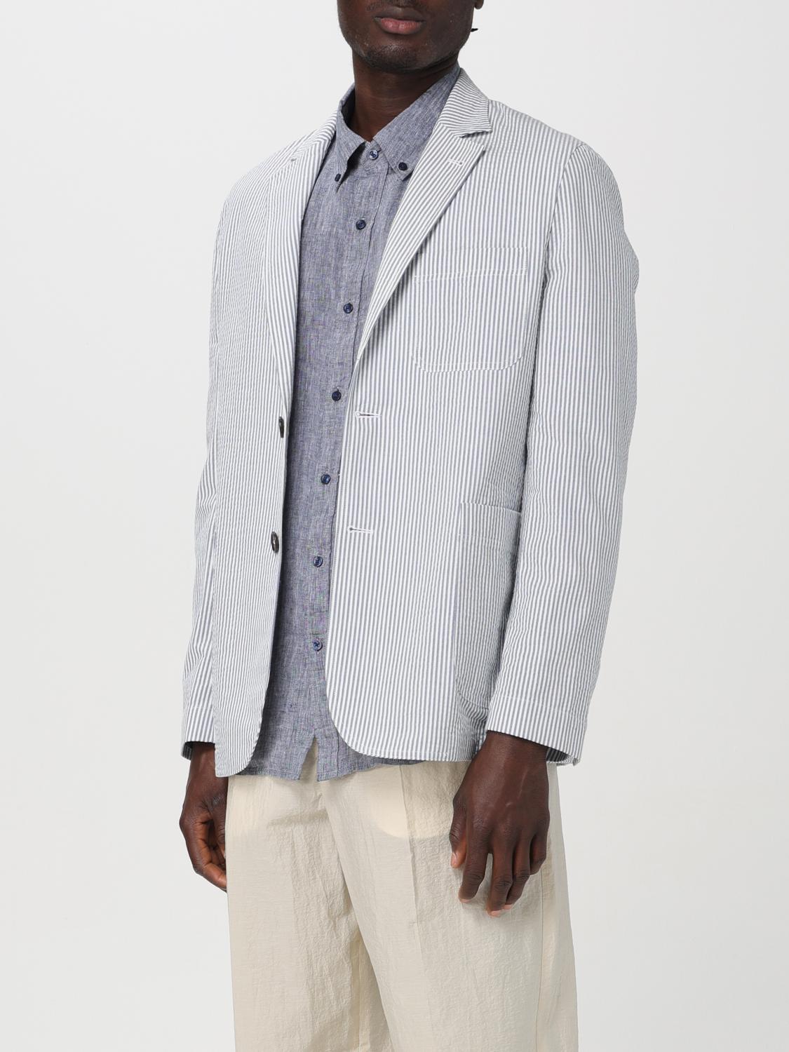 DOPPIAA BLAZER: Blazer men Doppiaa, White - Img 3