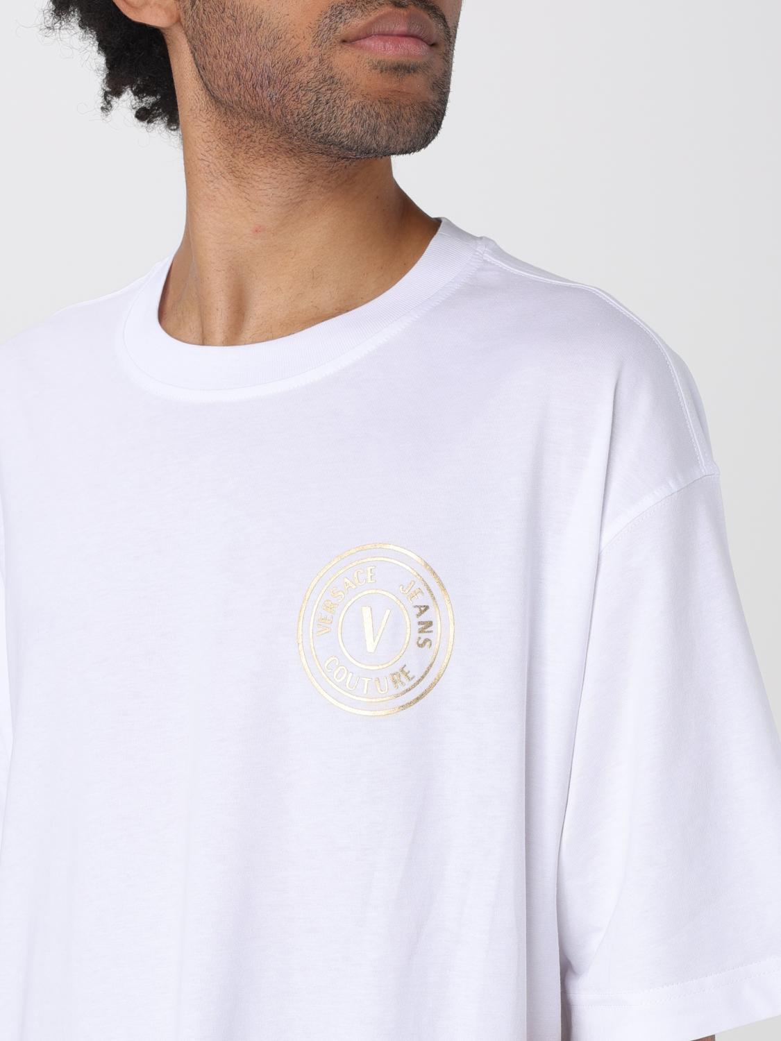 VERSACE JEANS COUTURE T-SHIRT: T-shirt homme Versace Jeans Couture, Blanc - Img 3