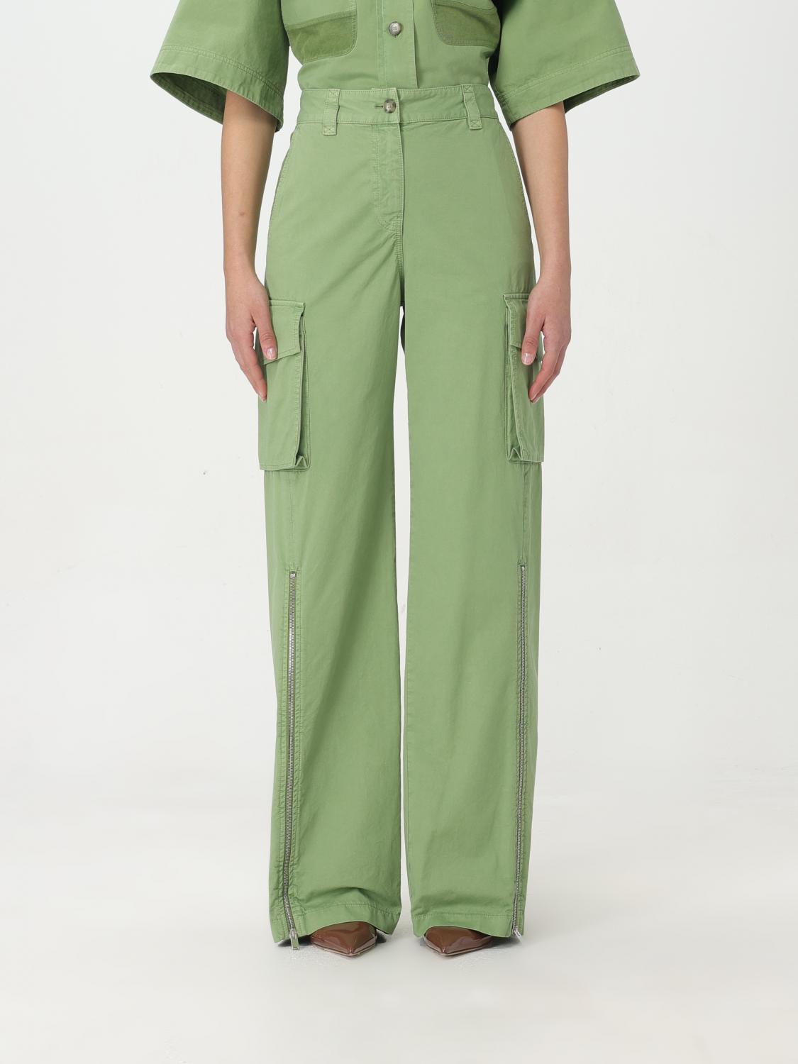 Stella McCartney Pants woman - Green | 6401603DU400 | GIGLIO.COM