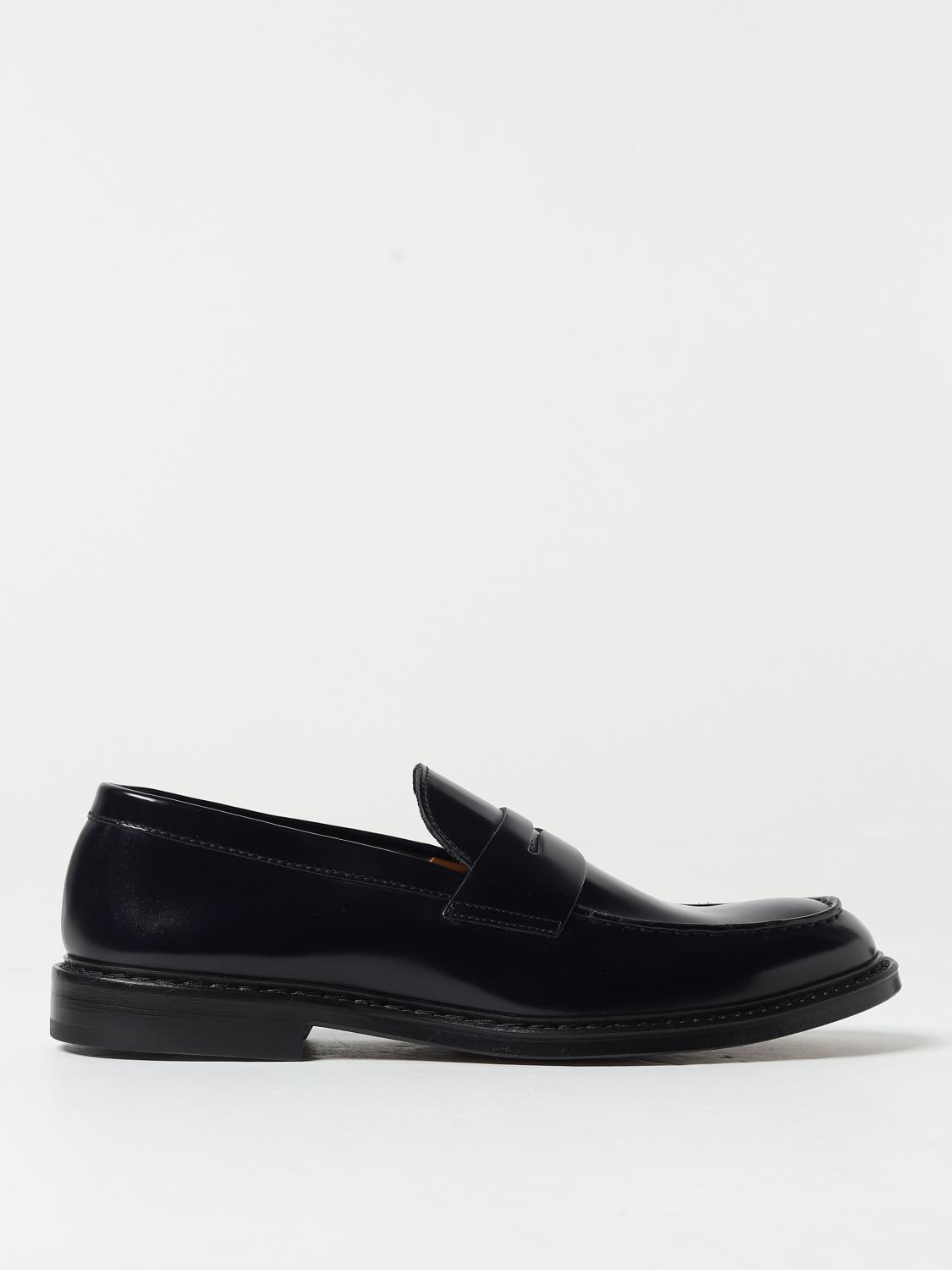 DOUCAL'S MOCASSINI: Mocassino Doucal's in pelle spazzolata , Nero - Img 1