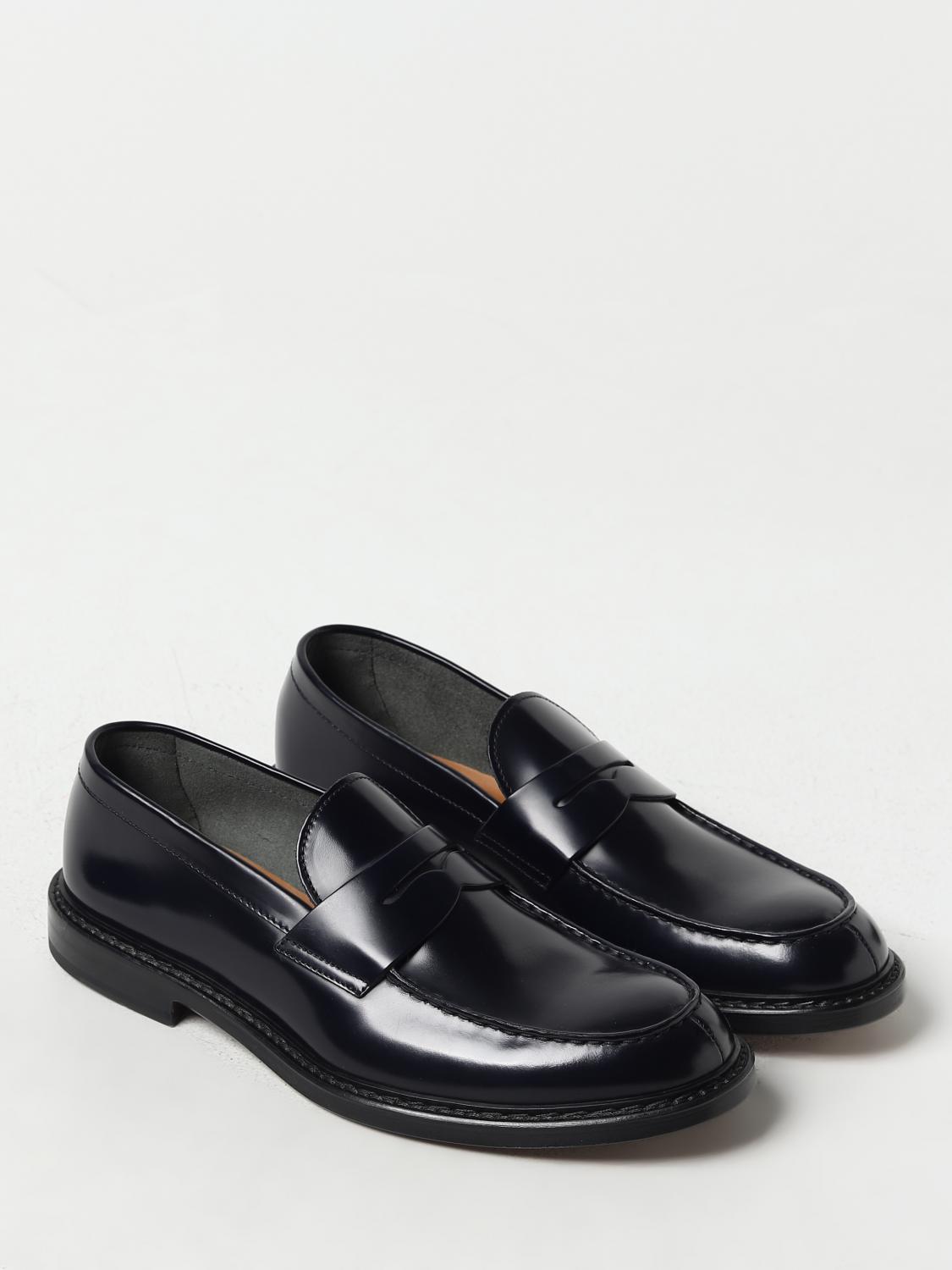 DOUCAL'S MOCASSINI: Mocassino Doucal's in pelle spazzolata , Nero - Img 2