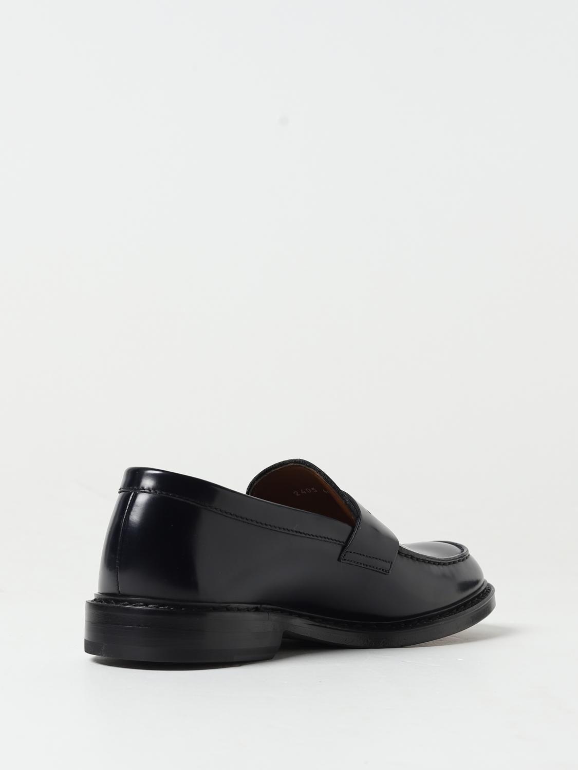 DOUCAL'S MOCASSINI: Mocassino Doucal's in pelle spazzolata , Nero - Img 3