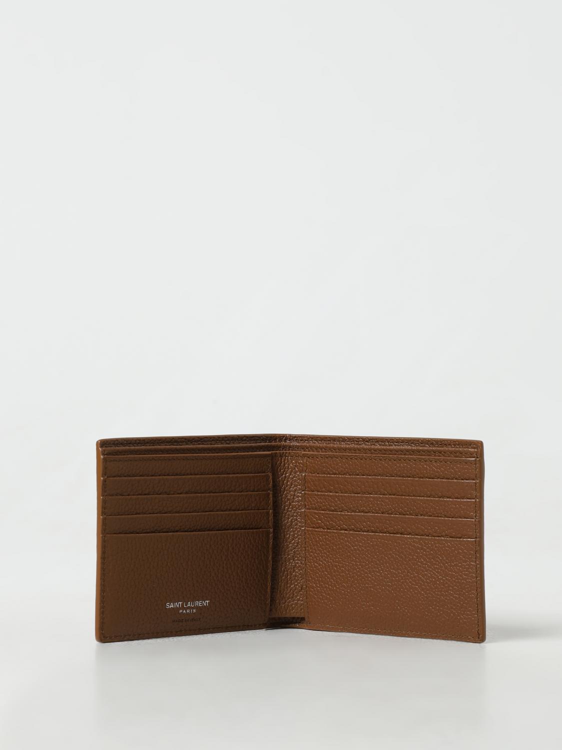 SAINT LAURENT WALLET: Wallet men Saint Laurent, Brown - Img 2