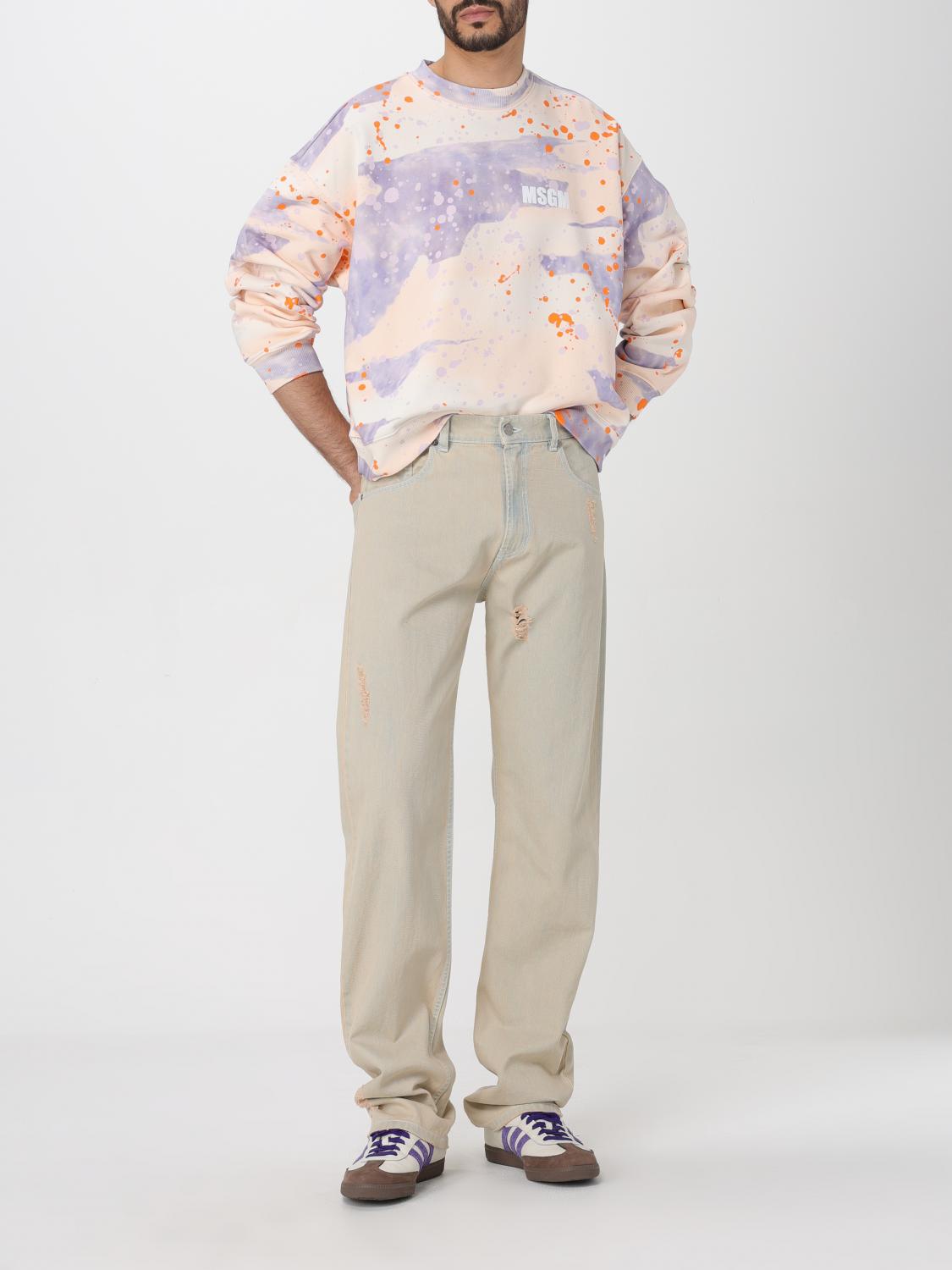 MSGM SWEATER: Sweater men MSGM, Grey - Img 2