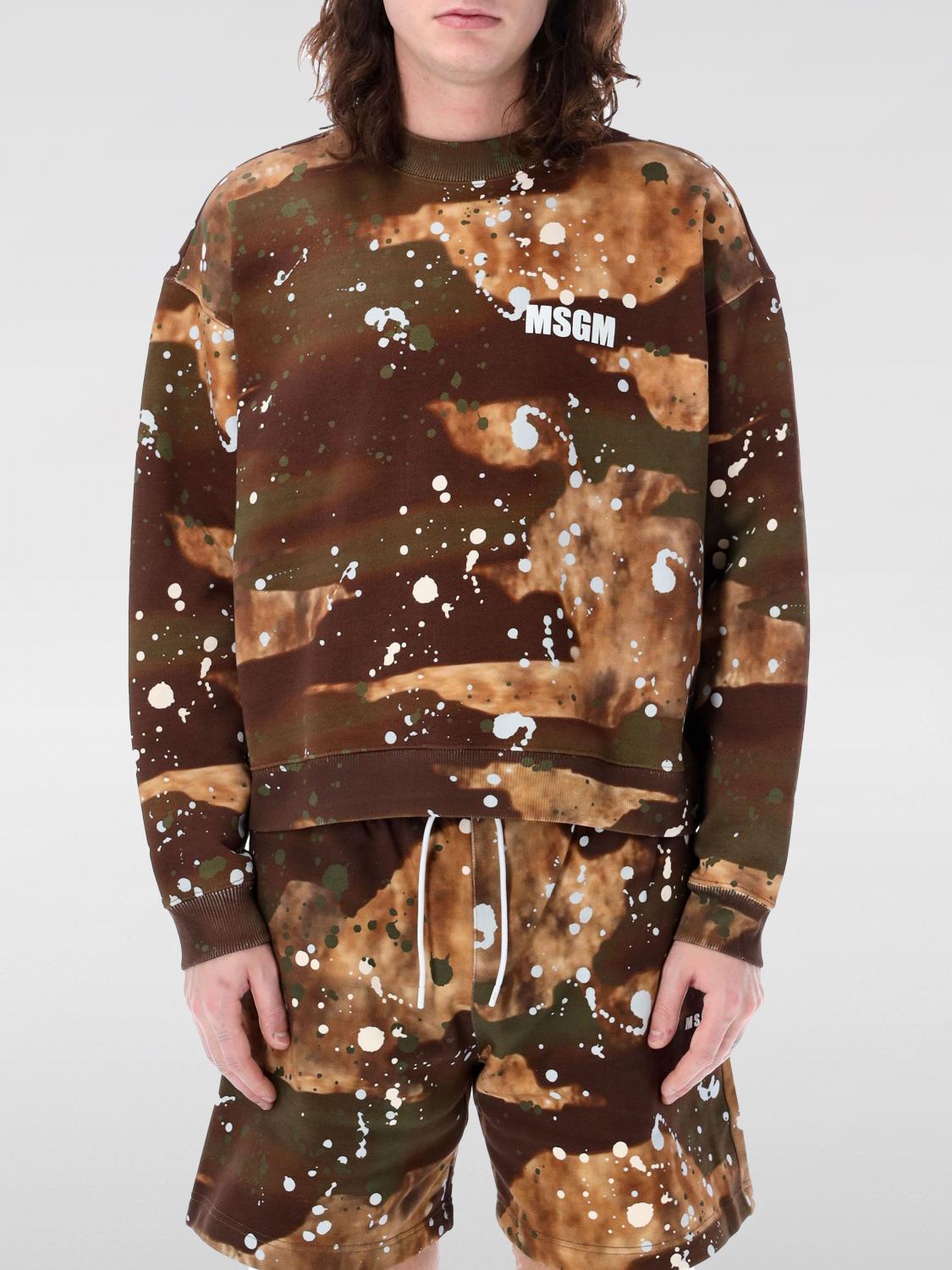 MSGM PULLOVER: Pullover herren MSGM, Braun - Img 1