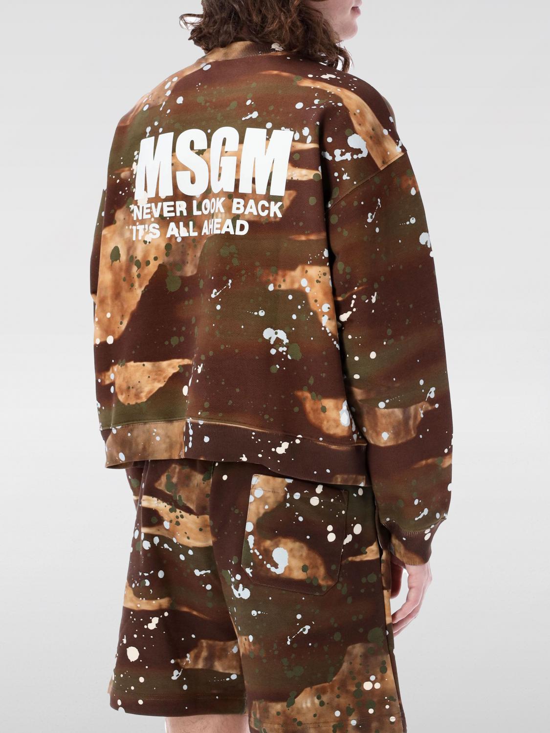 MSGM PULLOVER: Pullover herren MSGM, Braun - Img 2