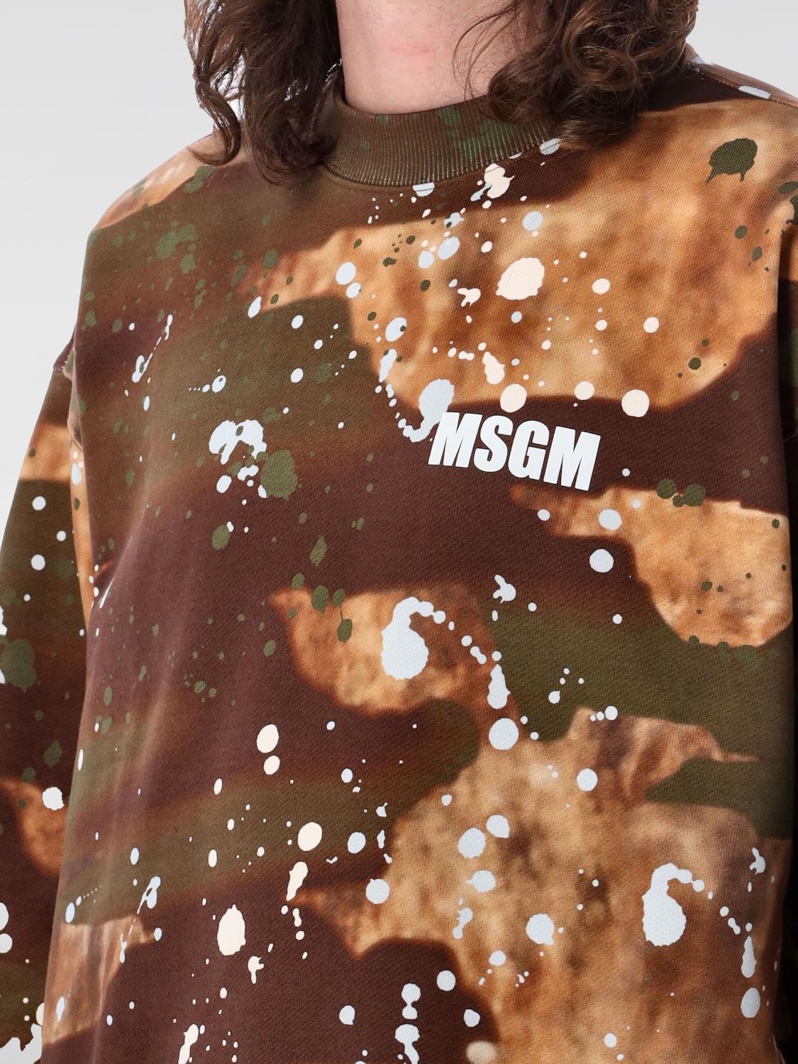 MSGM PULLOVER: Pullover herren MSGM, Braun - Img 3