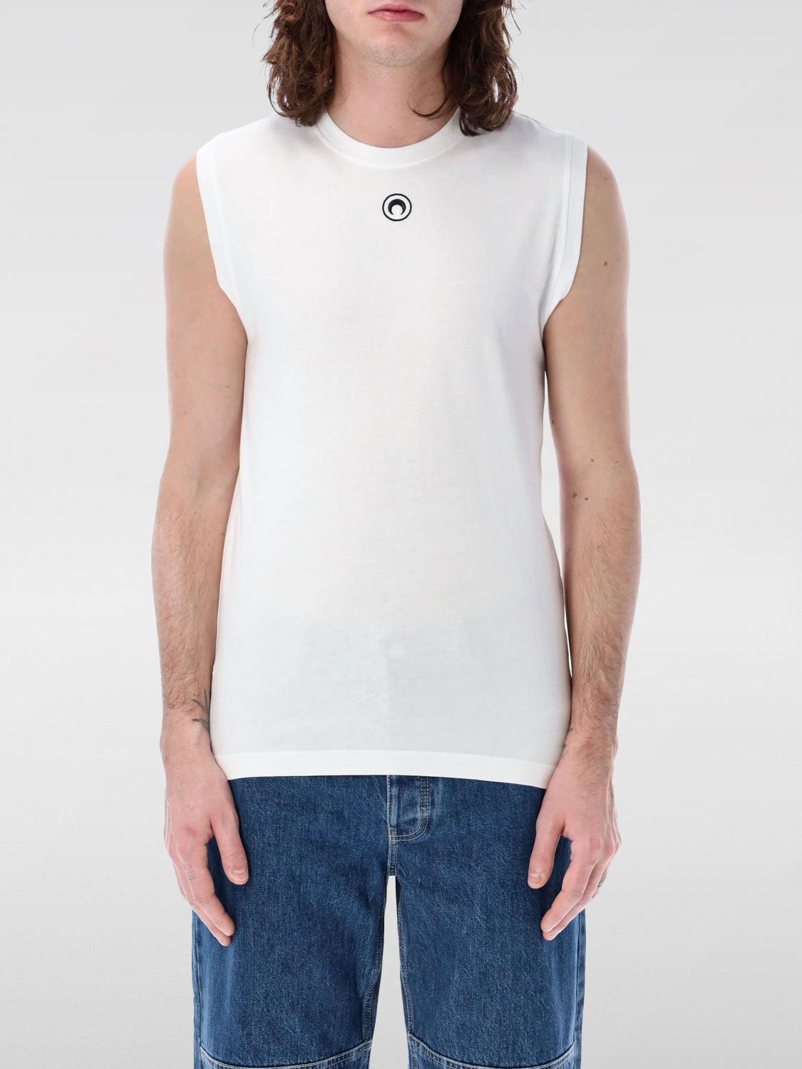 Marine Serre Tシャツ メンズ - ホワイト | MTT075CJER0009 | GIGLIO.COM