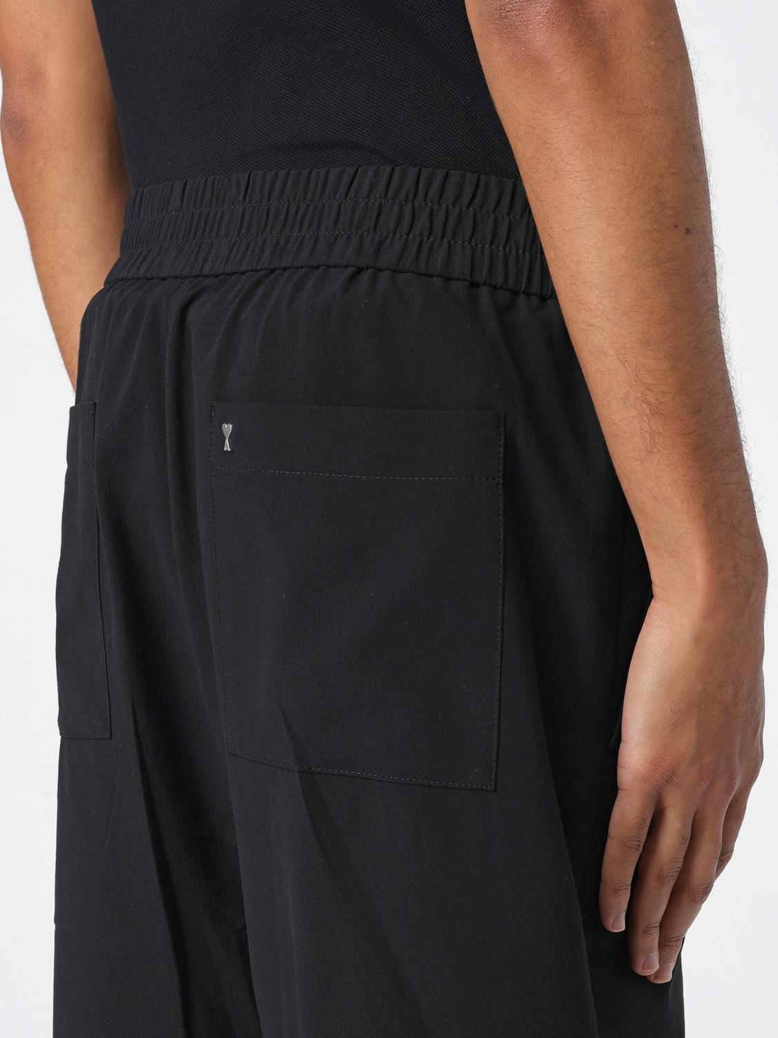 AMI PARIS SHORT: Short homme Ami Paris, Noir - Img 4