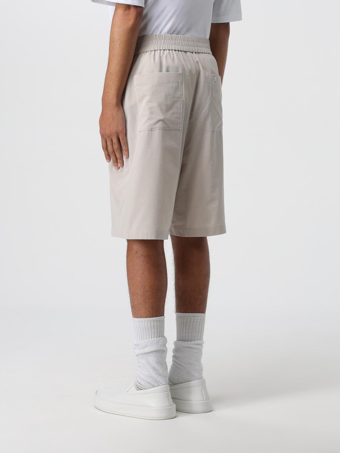 AMI PARIS PANTALONES CORTOS: Pantalones cortos hombre Ami Paris, Beige - Img 3