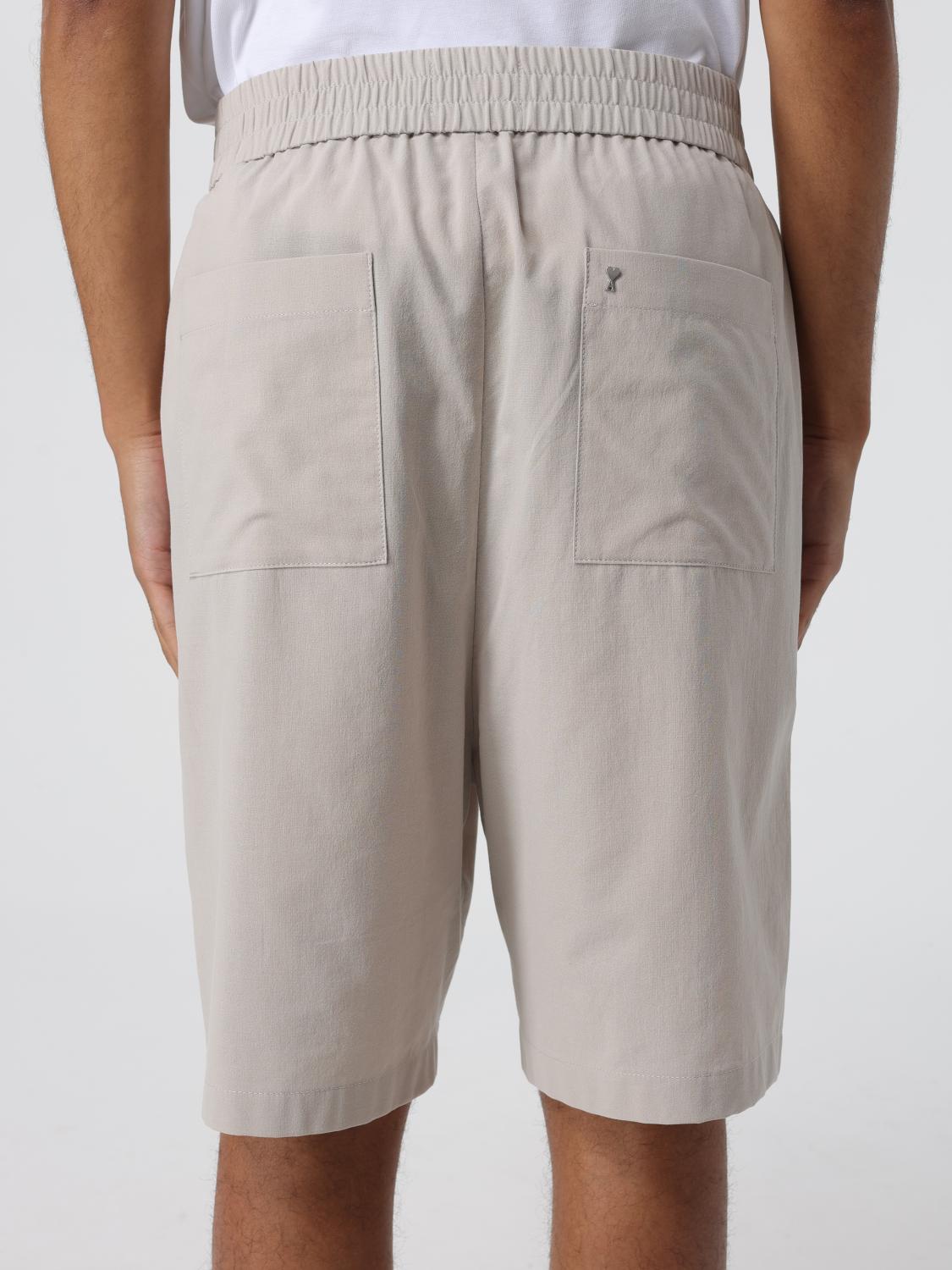 AMI PARIS PANTALONES CORTOS: Pantalones cortos hombre Ami Paris, Beige - Img 4