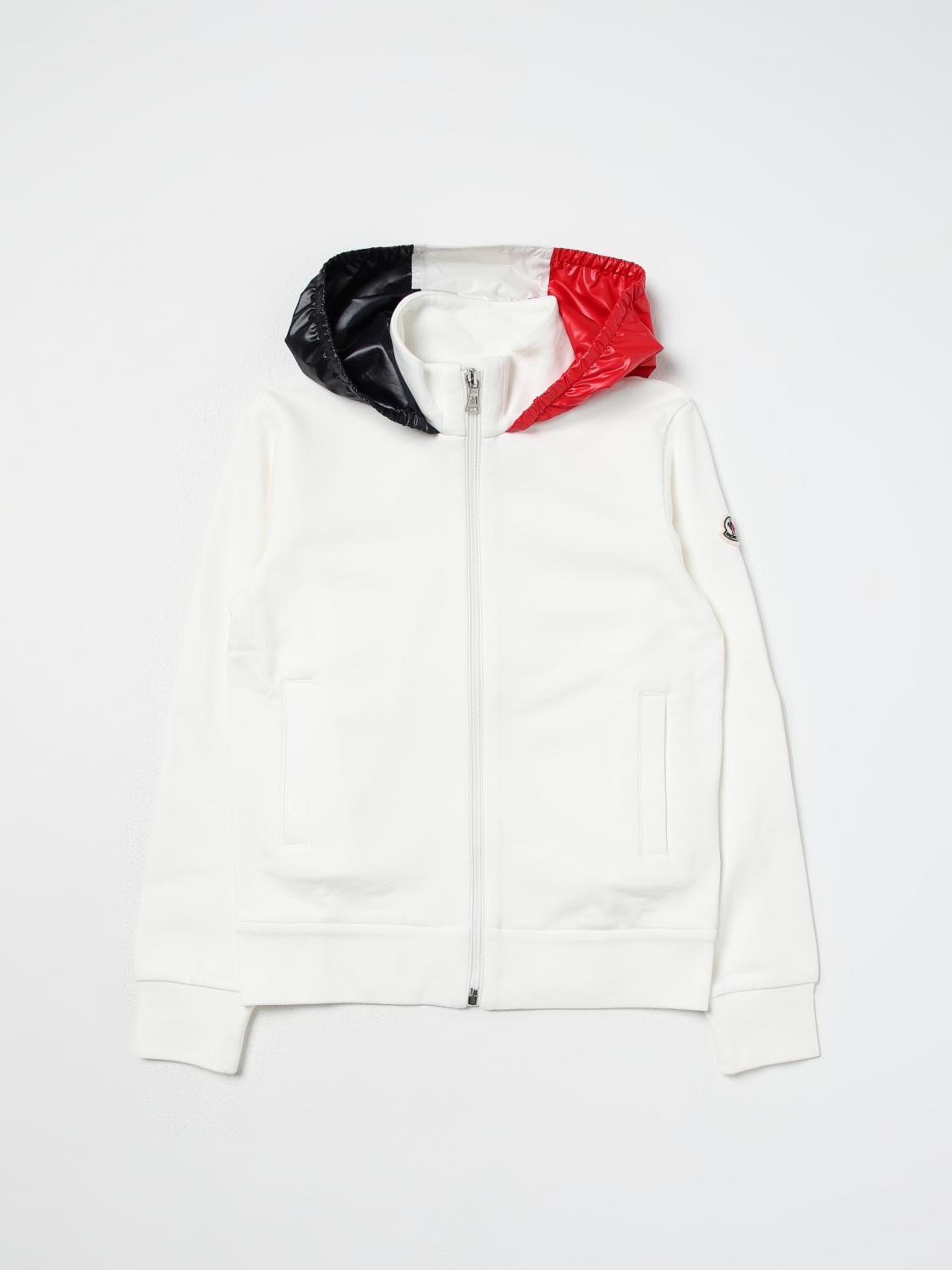 MONCLER SWEATER: Sweater kids Moncler, Beige - Img 1