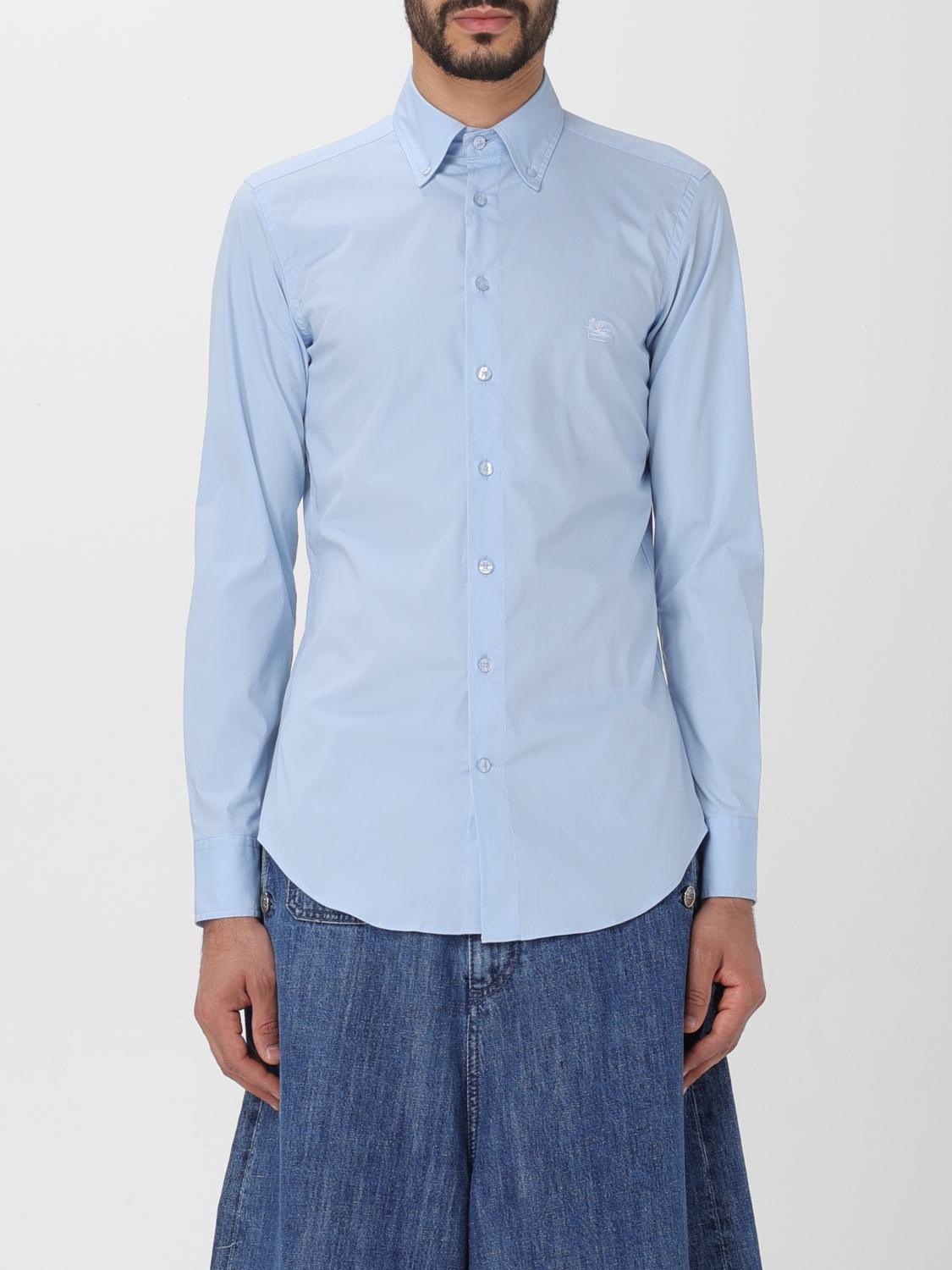 ETRO SHIRT: Shirt men Etro, Blue - Img 1