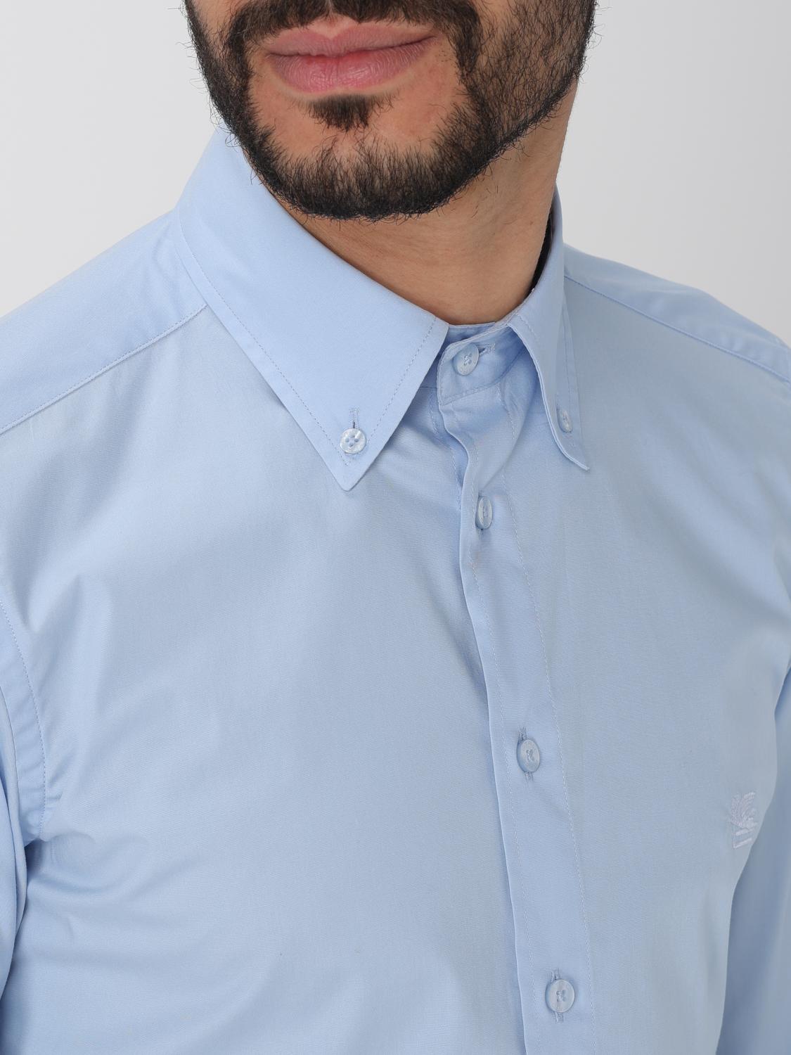 ETRO SHIRT: Shirt men Etro, Blue - Img 5