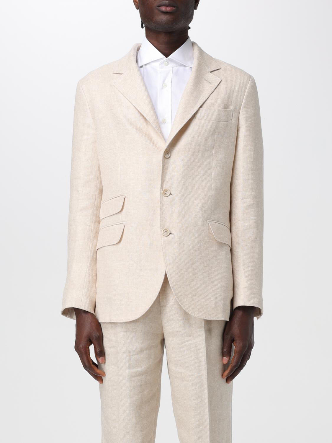 Brunello Cucinelli Jacket men - Beige | MW4827BWD | GIGLIO.COM