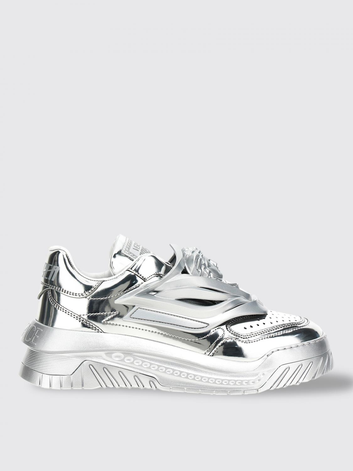 Versace スニーカー メンズ - シルバー | 10045241A02259 | GIGLIO.COM