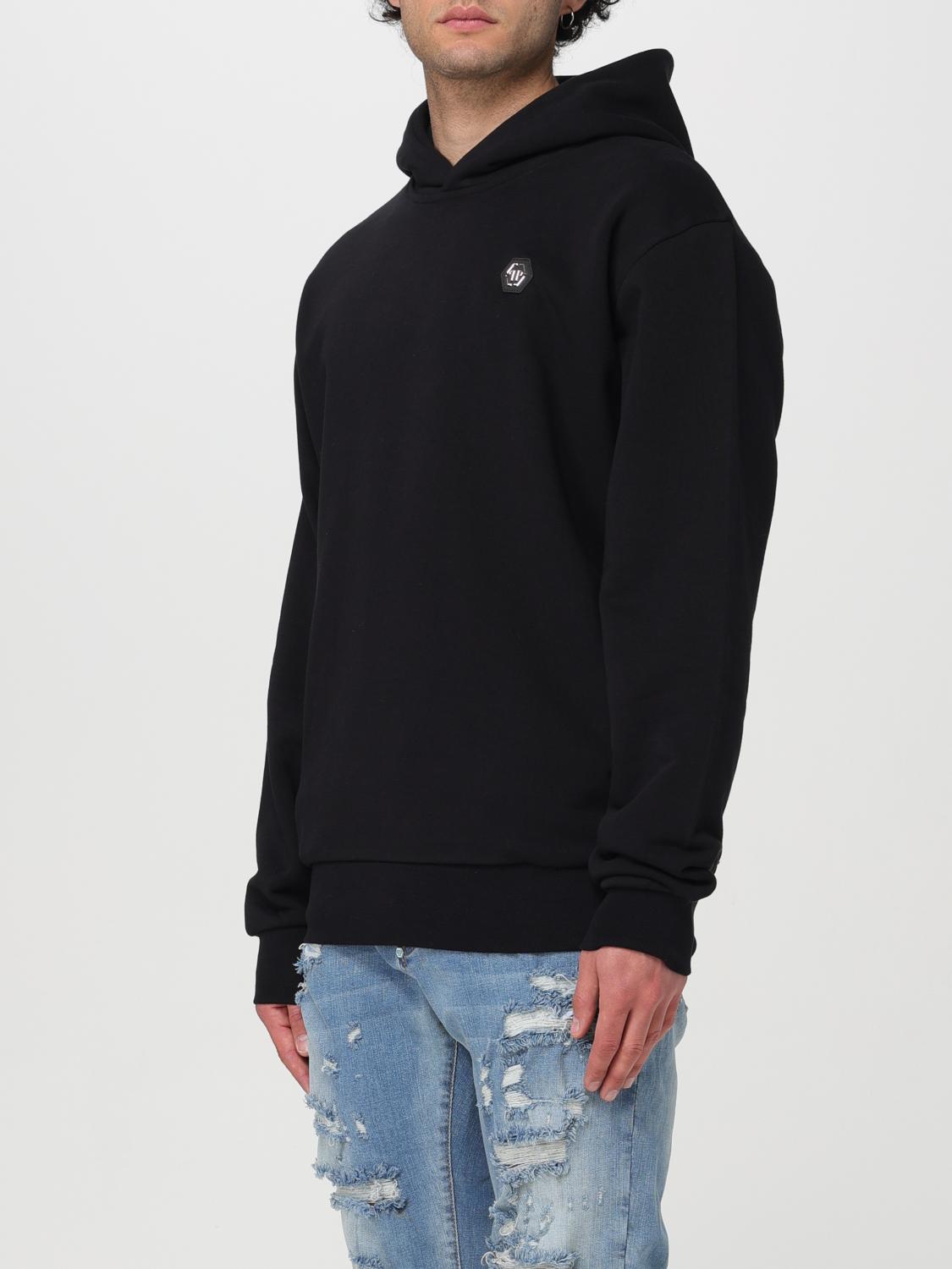 PHILIPP PLEIN SWEATSHIRT: Pullover herren Philipp Plein, Schwarz - Img 4