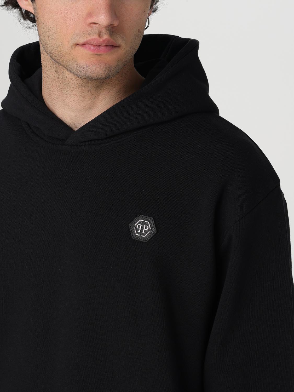 PHILIPP PLEIN SWEATSHIRT: Pullover herren Philipp Plein, Schwarz - Img 5
