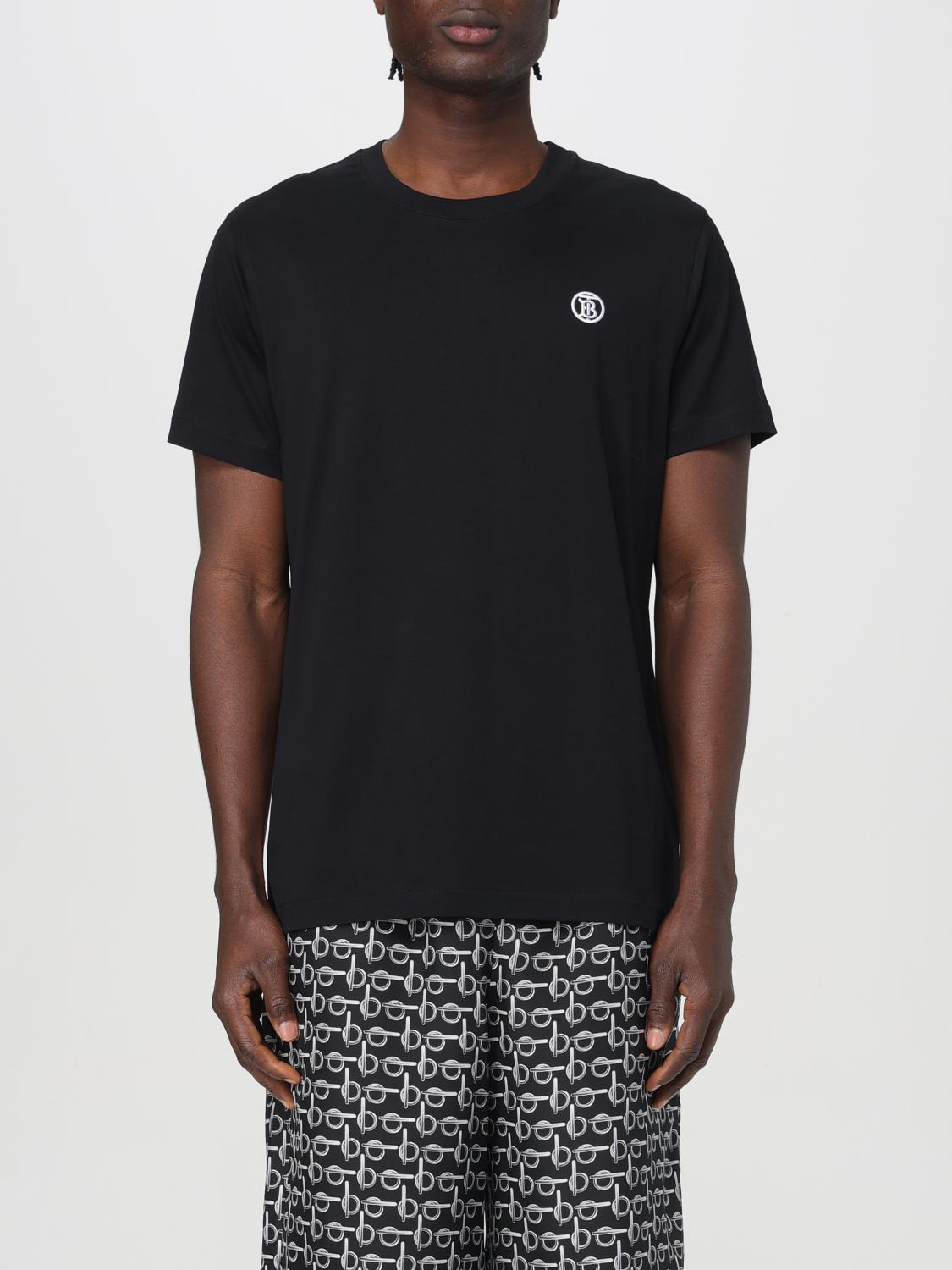 BURBERRY T-SHIRT: Polo shirt men Burberry, Black - Img 1