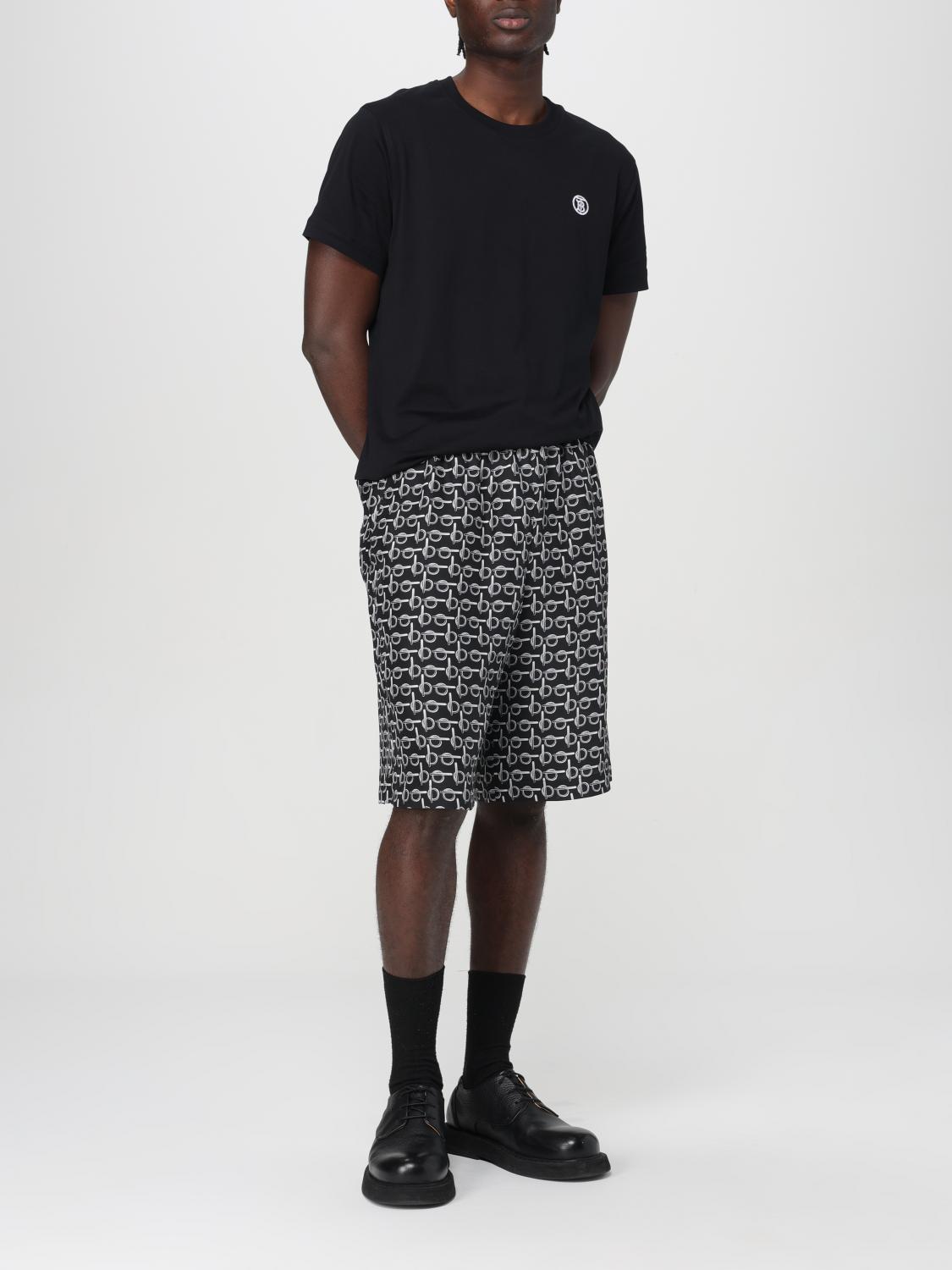 BURBERRY T-SHIRT: Polo shirt men Burberry, Black - Img 2